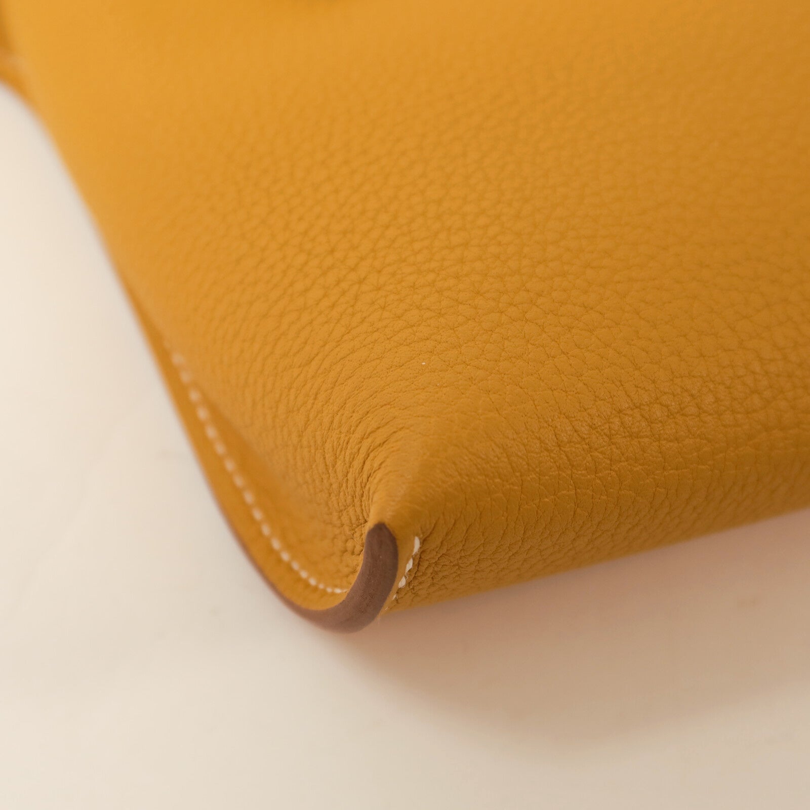 HERMES Togo皮革Videpoches Bag肩背袋Biscuit