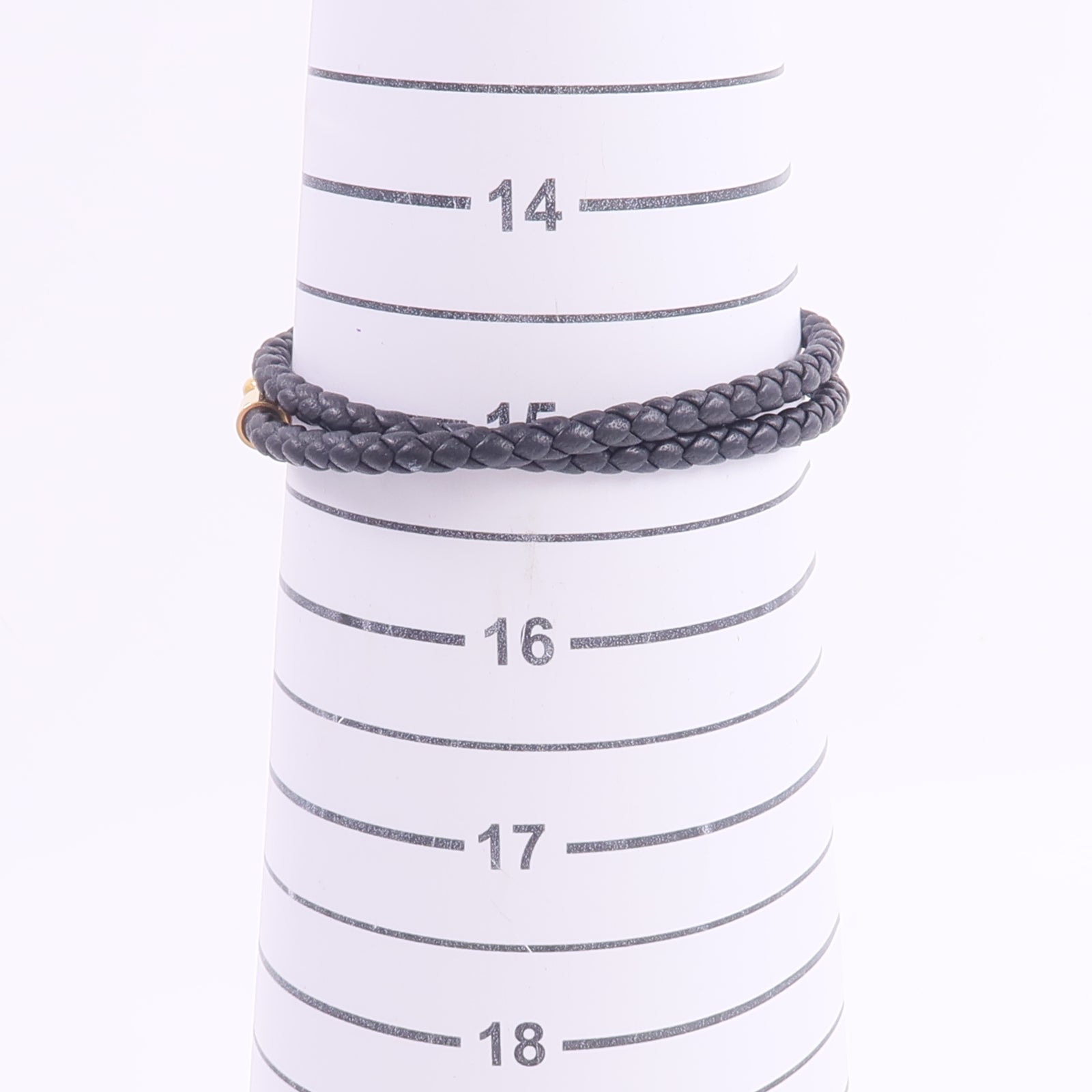 HERMES Swift皮革Roulis Double Tour Bracelet手帶Noir