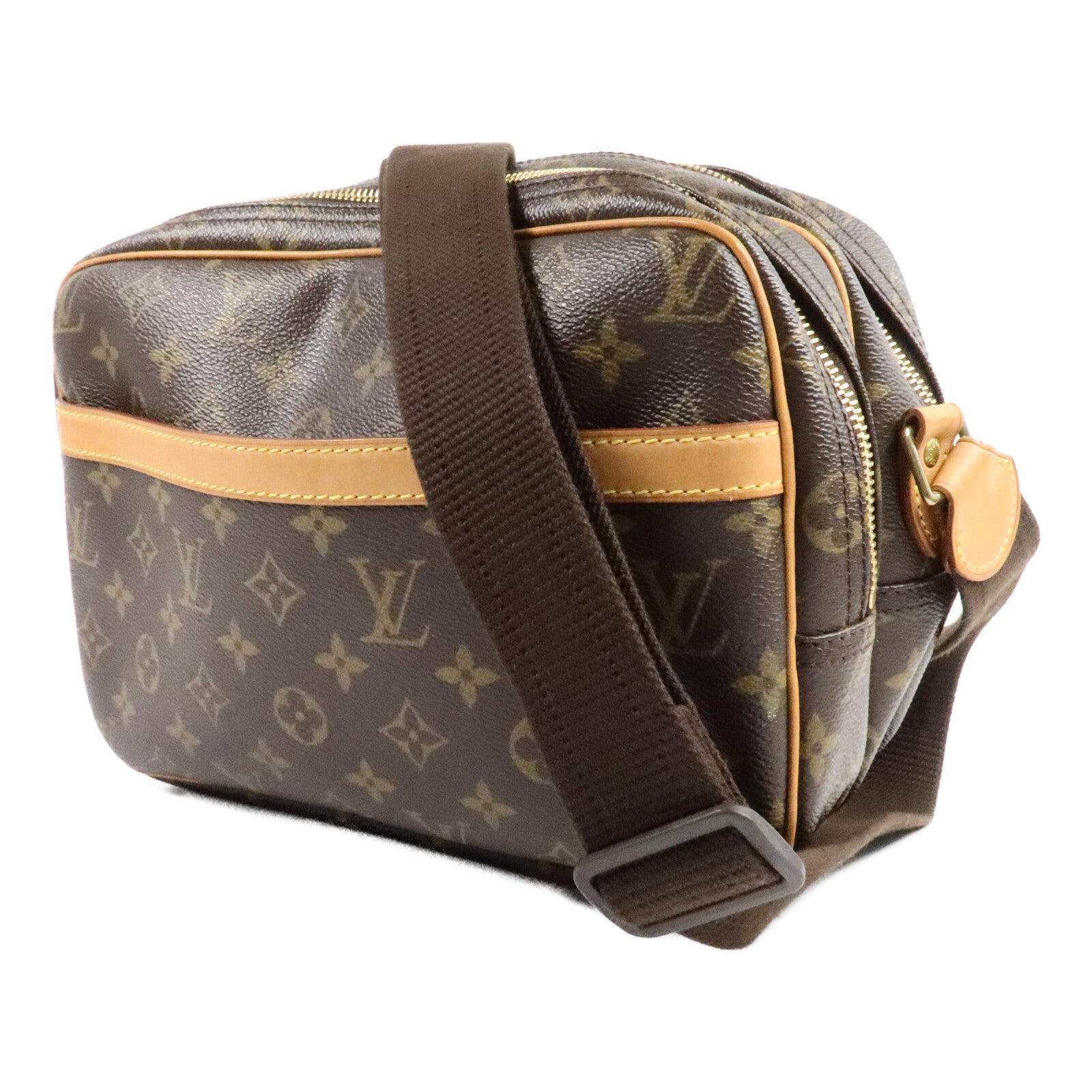 LOUIS VUITTON Monogram Reporter PM肩背袋