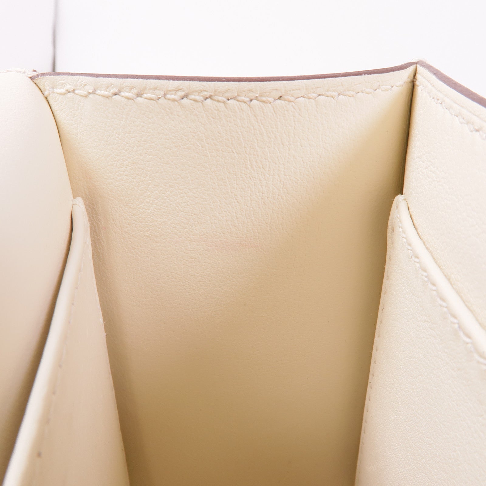 HERMES Chevre皮革Geta金扣肩背袋Nata