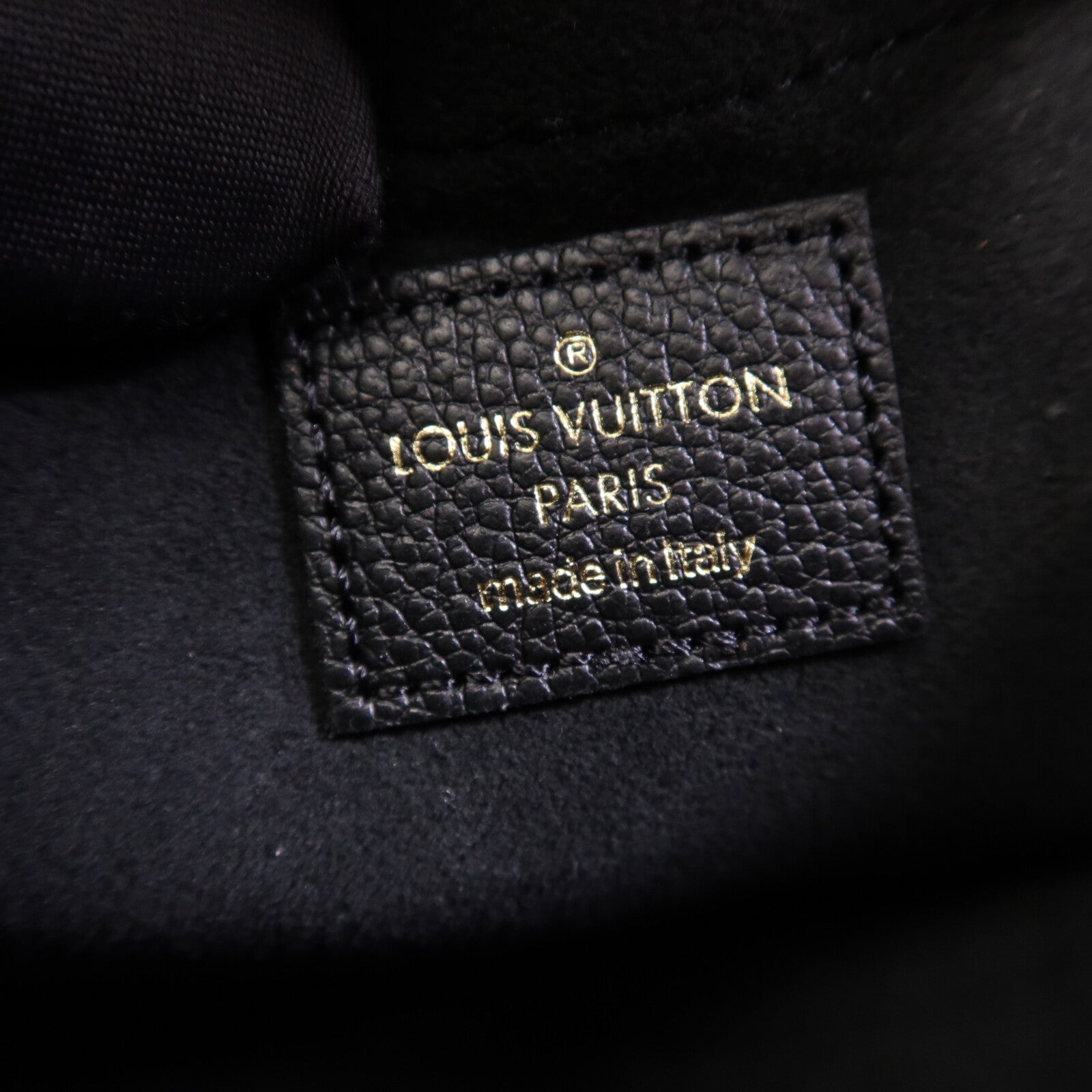 LOUIS VUITTON Monogram Empreinte Felicie Pochette 金扣鏈帶肩背袋