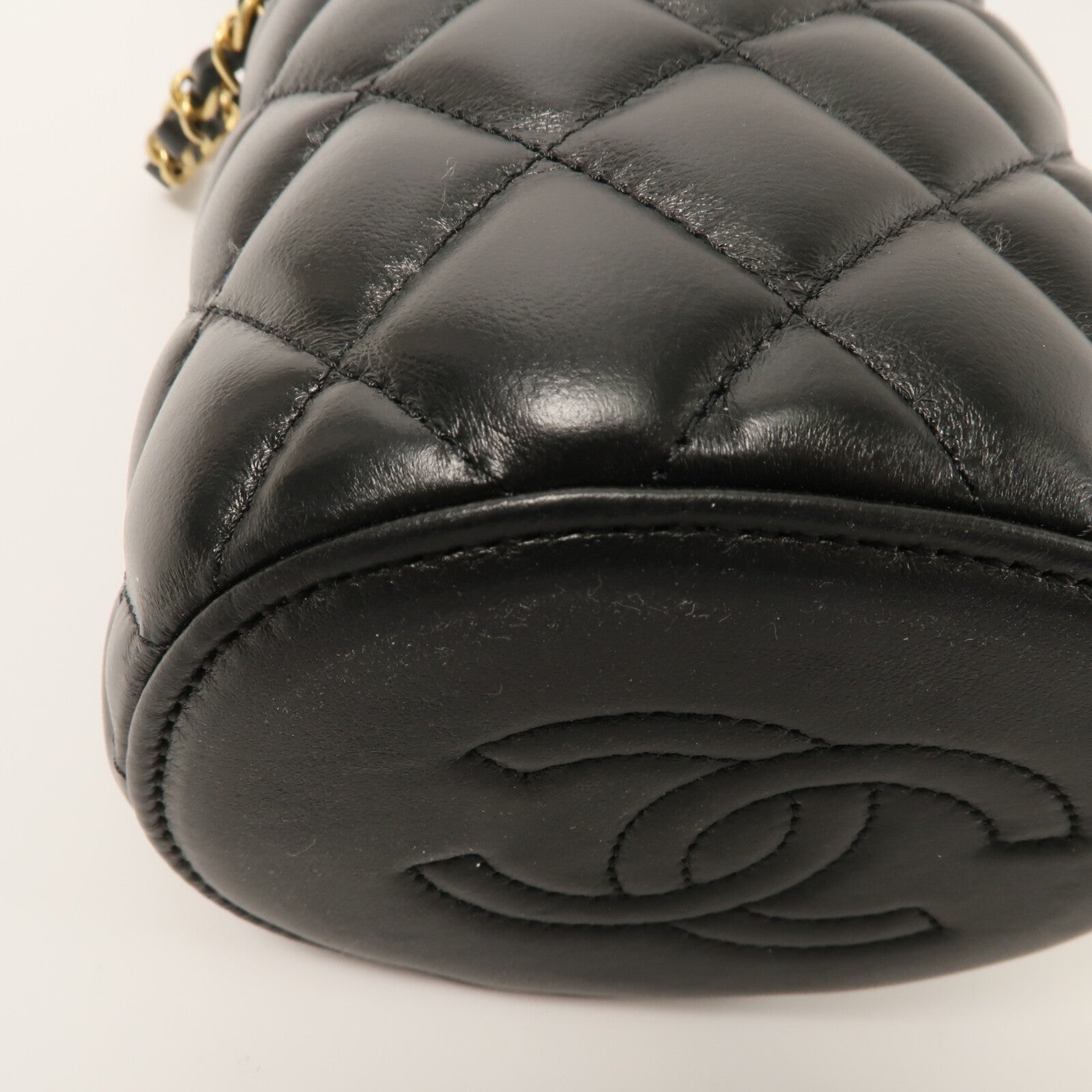 CHANEL 羊皮皮革Vanity Bag鏈帶肩背袋