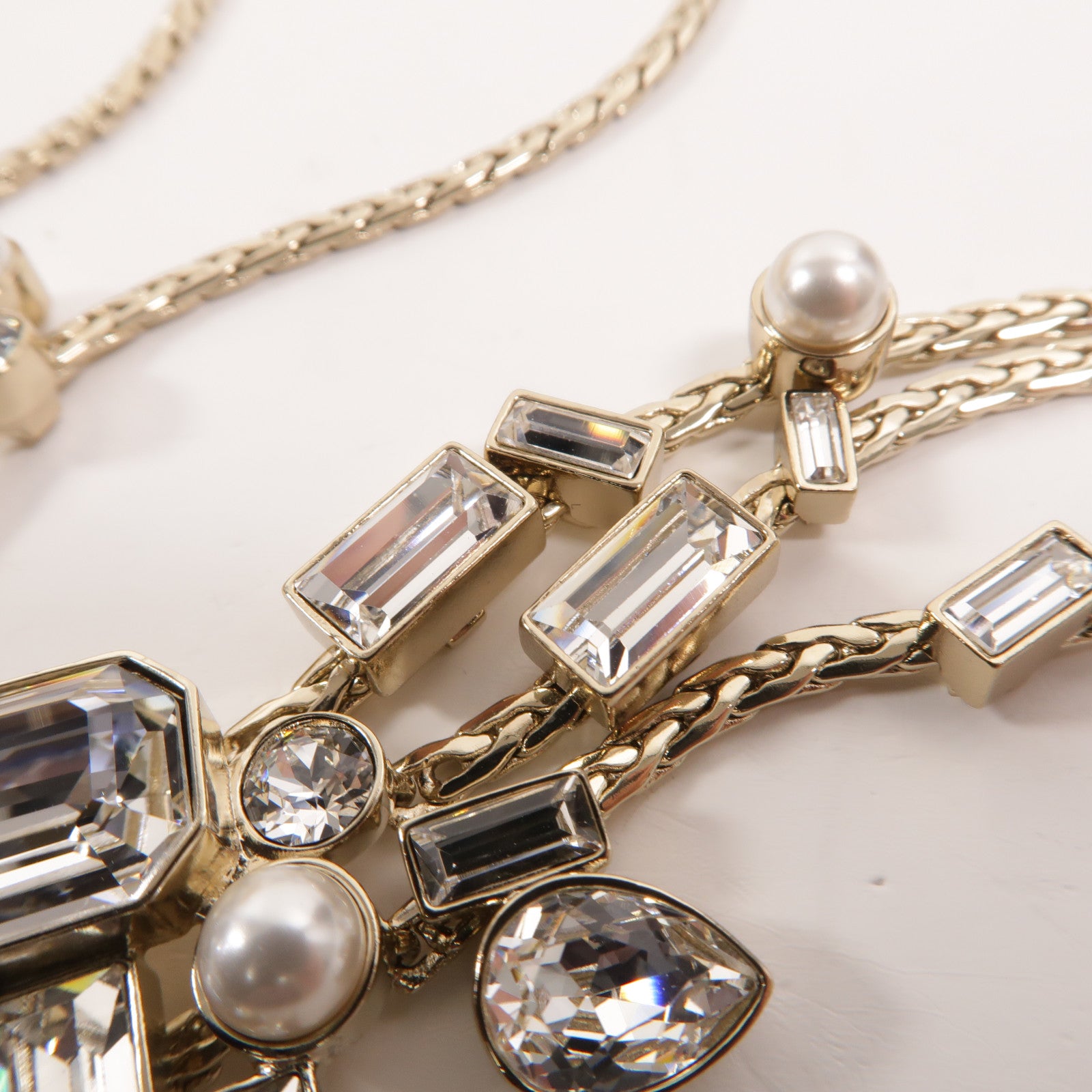 CHANEL 金屬/PVC Coco Mark Ribbon Choker項鍊