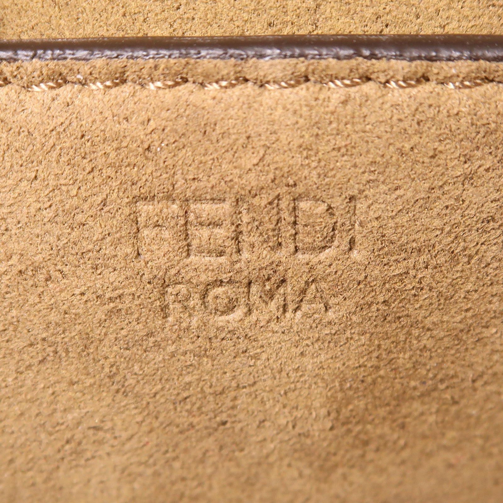 FENDI 帆布Sunshine Small金扣手挽肩背兩用袋