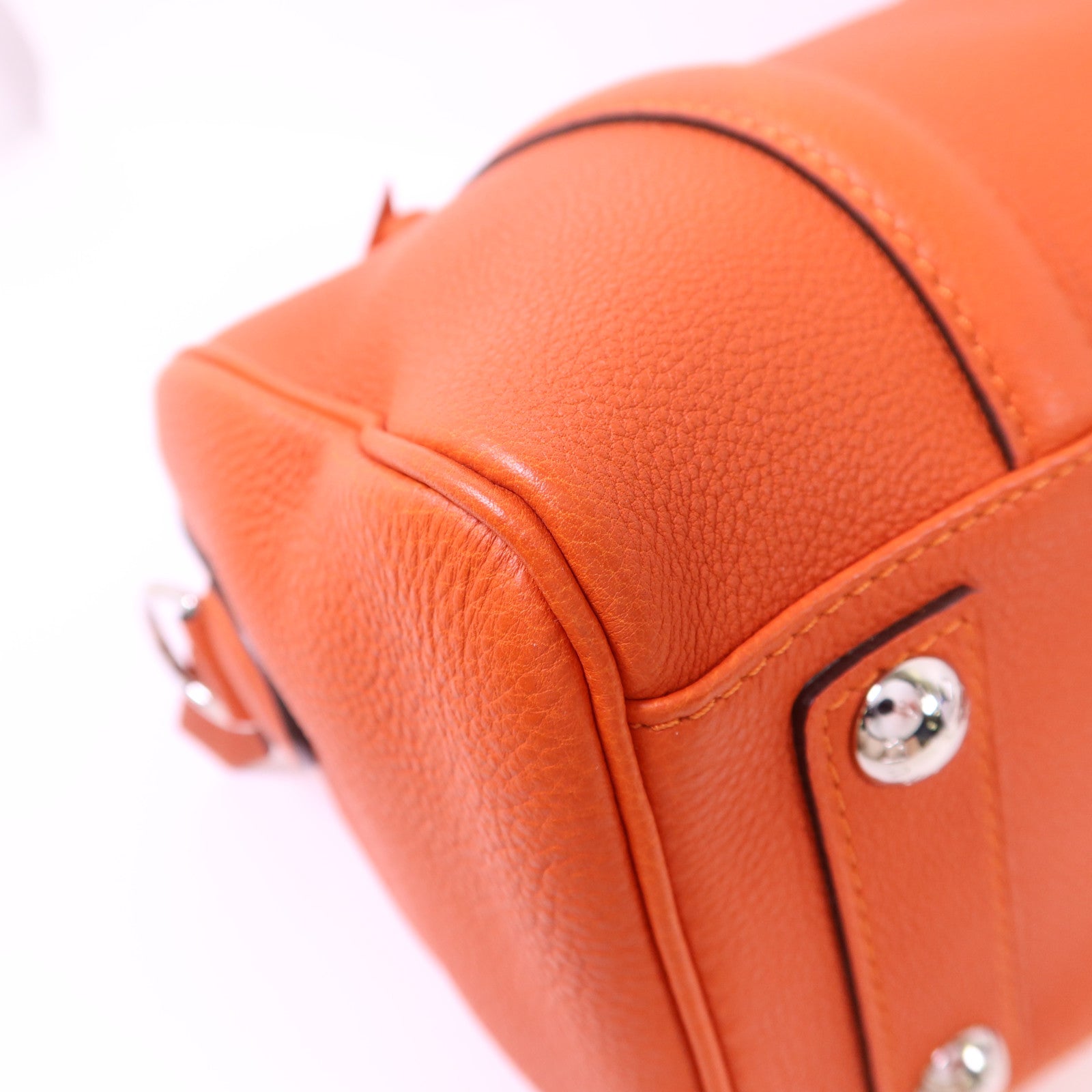 LOUIS VUITTON Cachemire皮革Sofia Coppola BB銀扣手挽肩背兩用袋