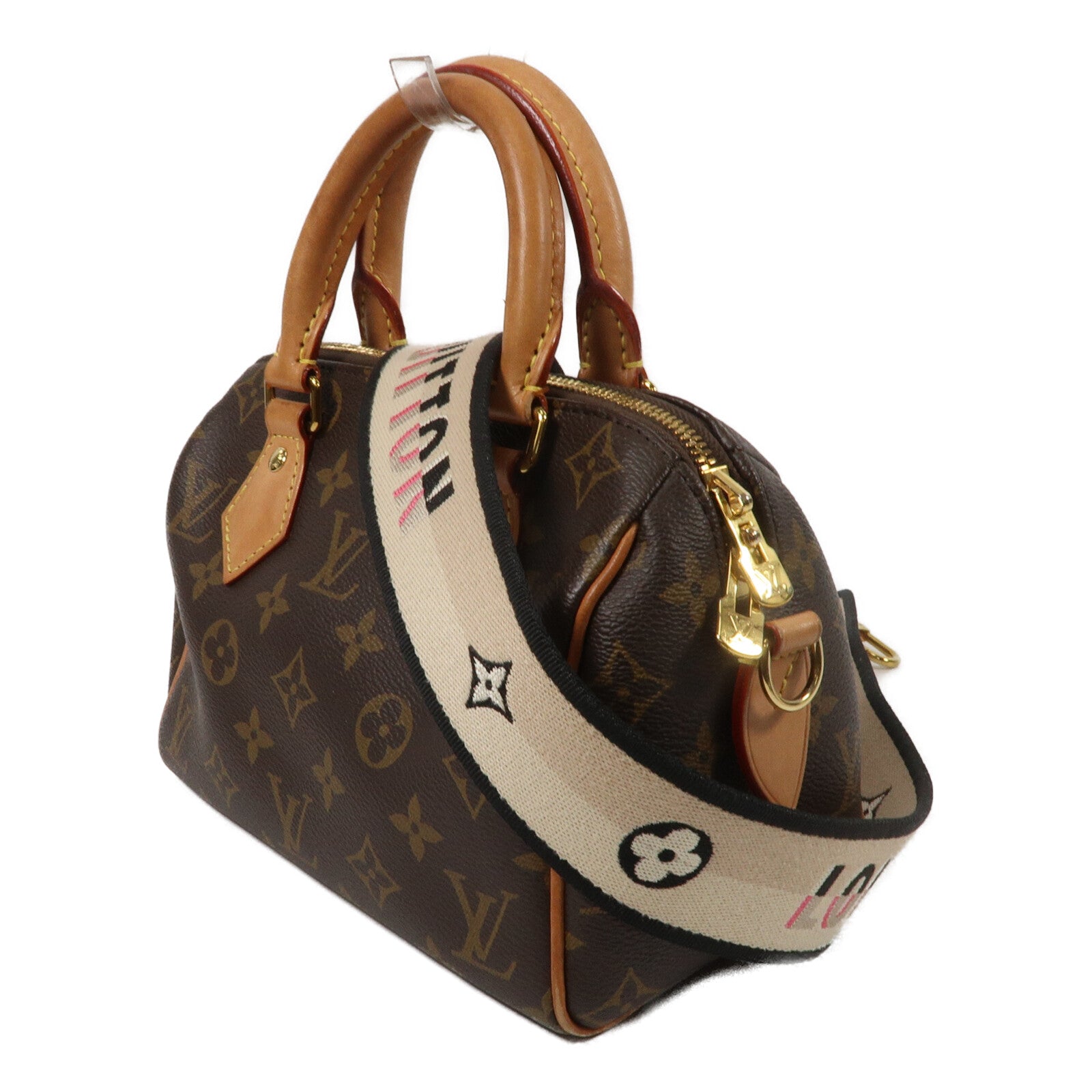 LOUIS VUITTON Monogram Speedy Bandouliere 20手挽肩背兩用袋