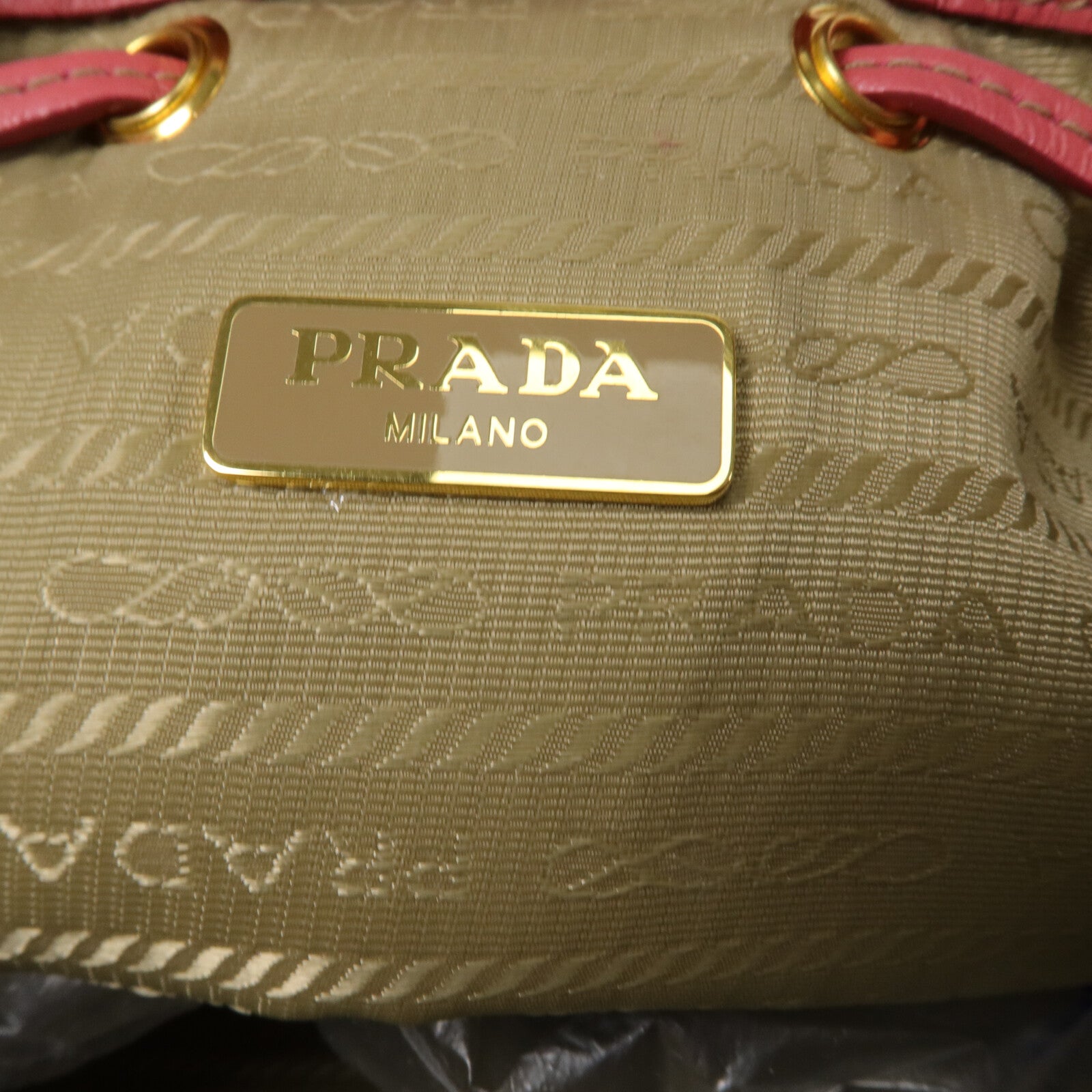 PRADA 帆布Mini Bucket手挽肩背兩用袋