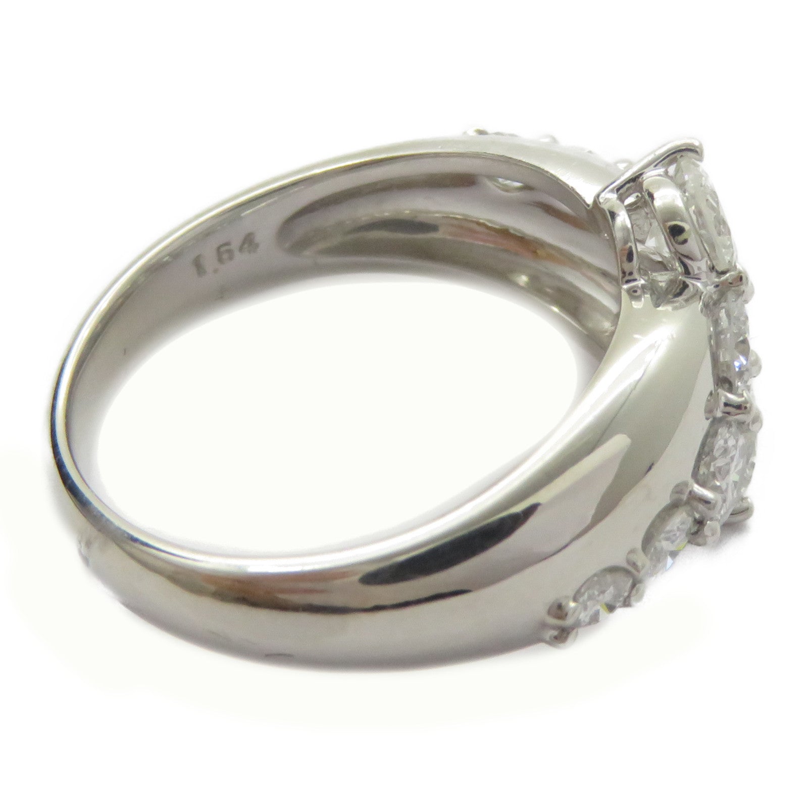 JEWELRY PT900鉑金/1.54ct鑽石Diamond Ring戒指US#6.75