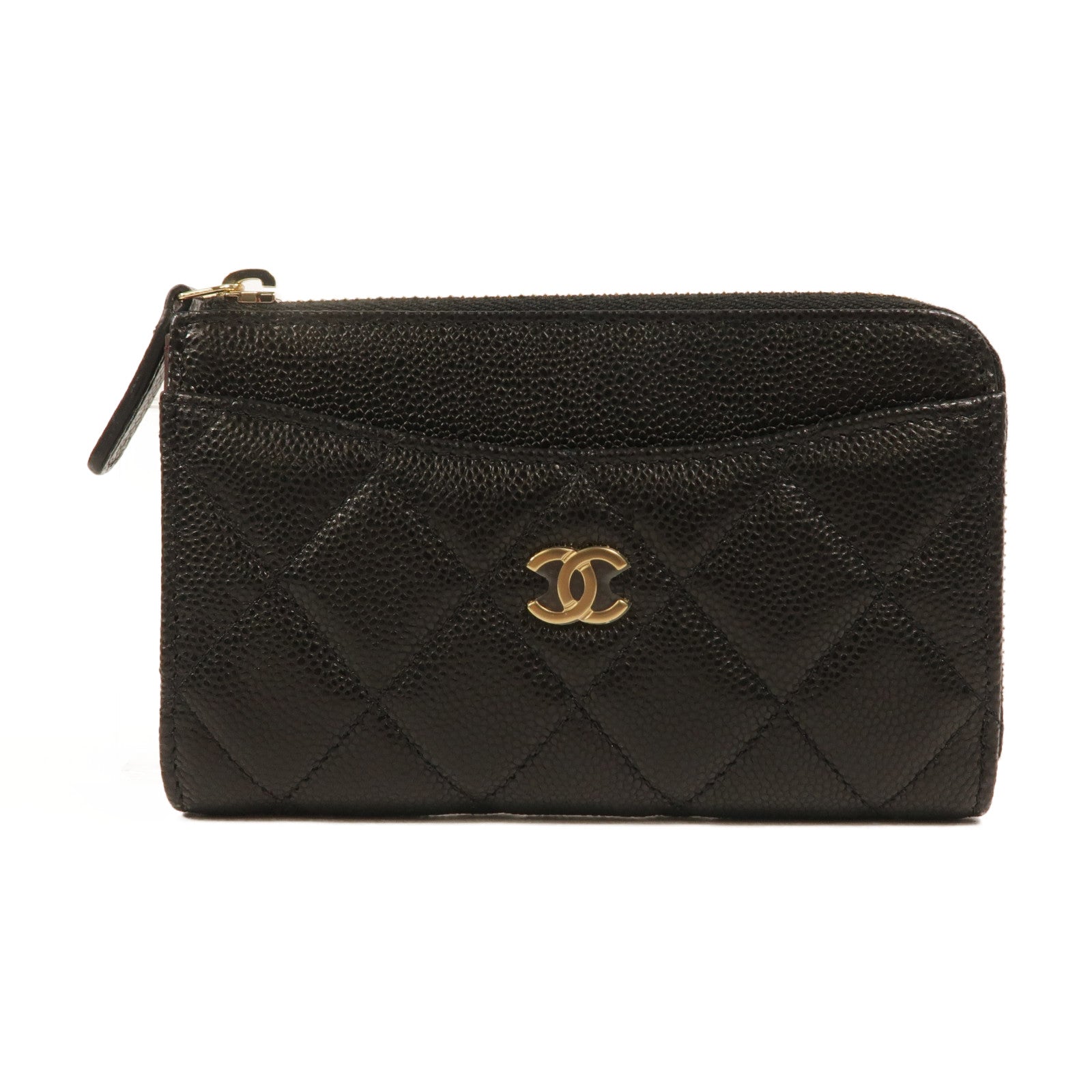 CHANEL 牛皮皮革Zipped Card Case卡片套