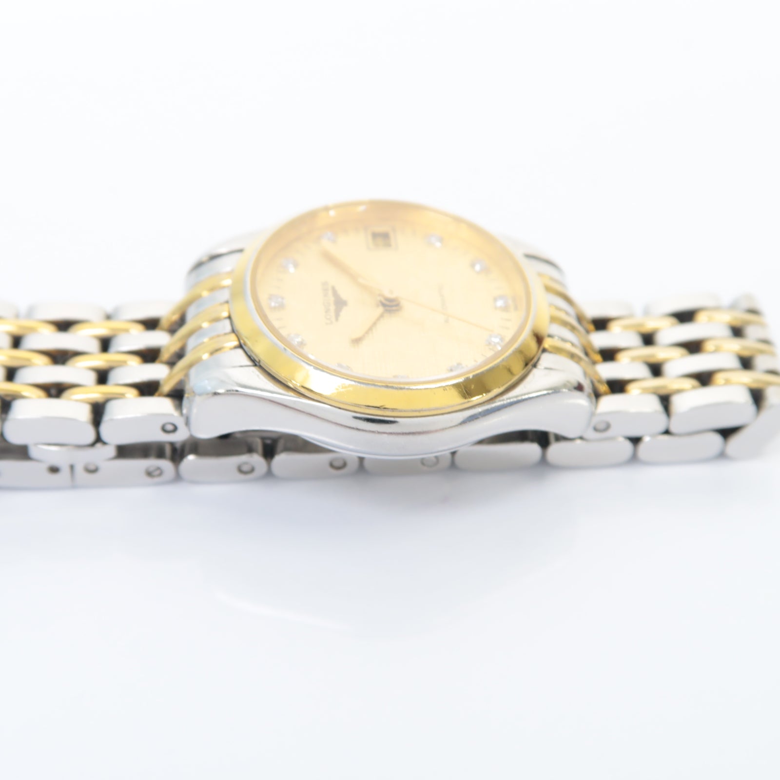 LONGINES 【激減優惠】Flagship18K黃金/不鏽鋼手錶自動機芯金色