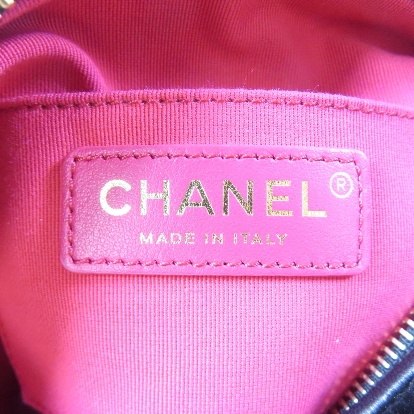 CHANEL Velvet 2Way Shoulder Bag金扣鏈帶手挽肩背兩用袋黑色