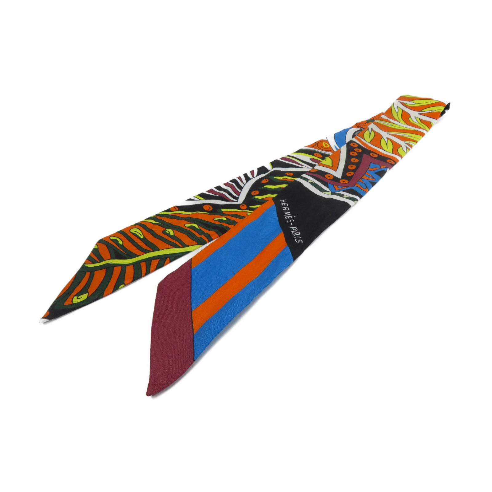 HERMES 【激減優惠】絲質Twilly絲巾彩色