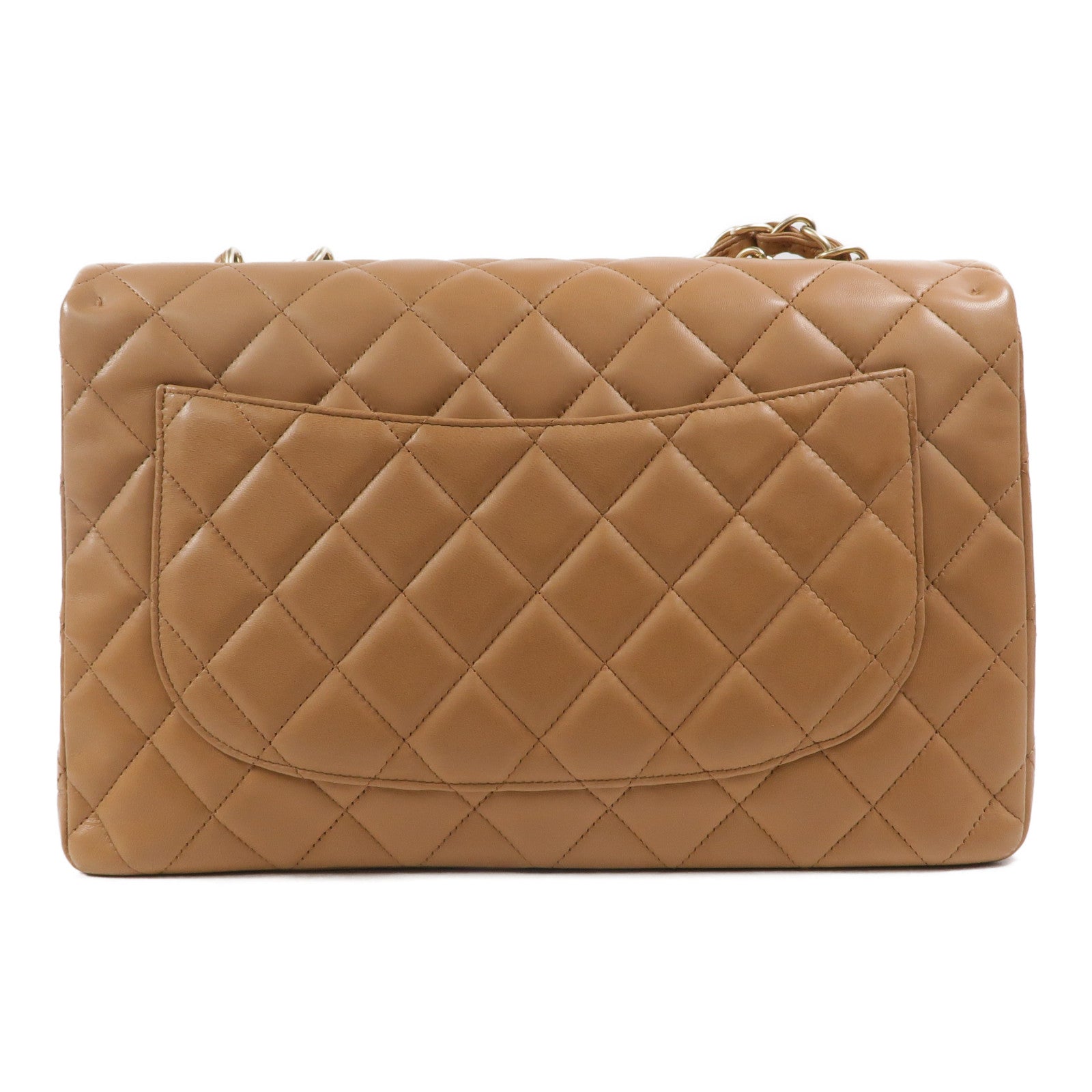 CHANEL 羊皮皮革Classic Jumbo鏈帶肩背袋