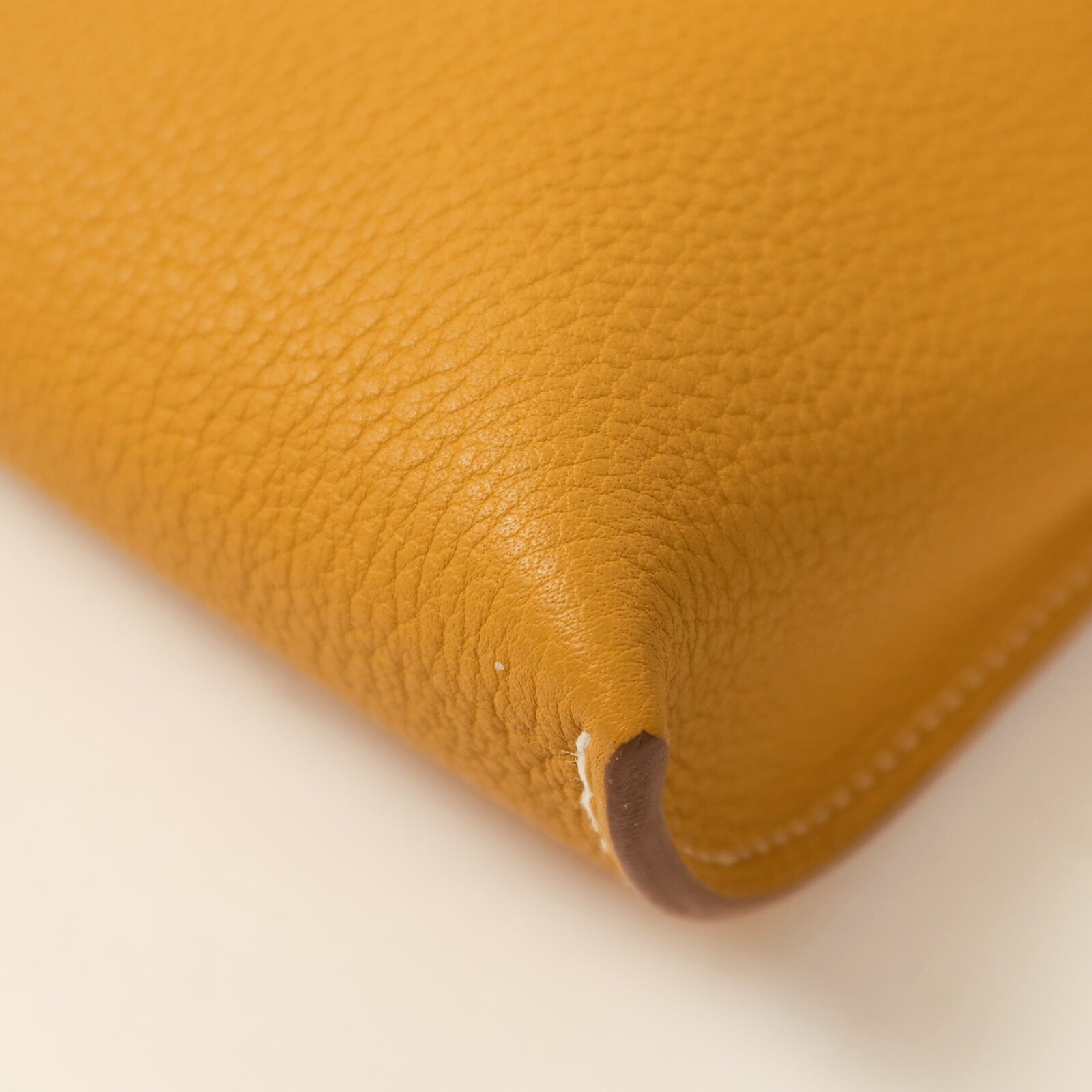 HERMES Togo皮革Videpoches Bag肩背袋Biscuit