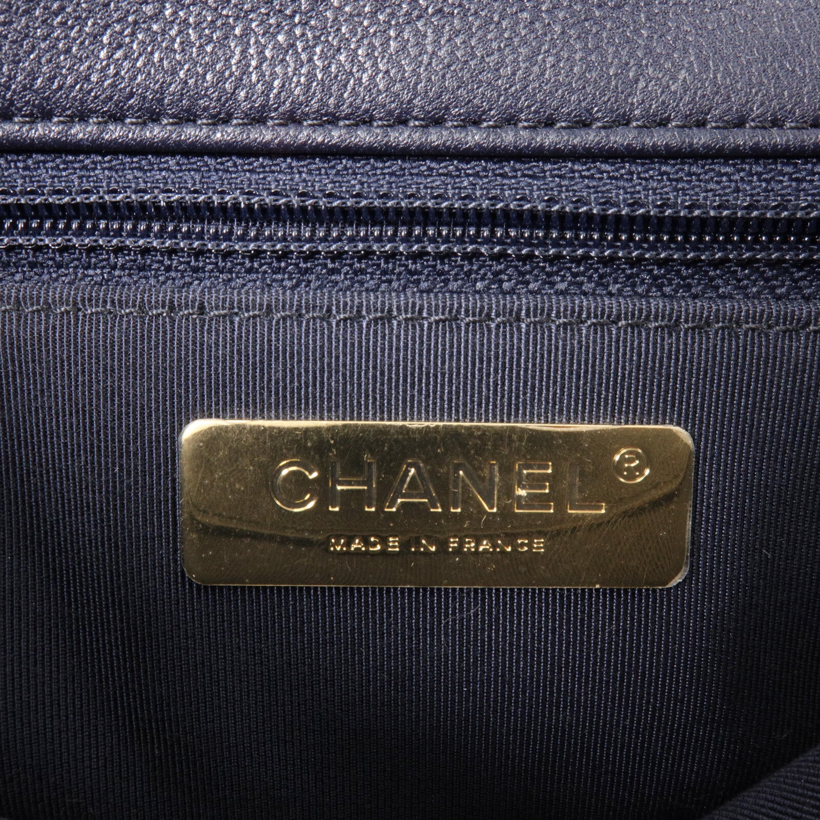 CHANEL 羊皮皮革Chanel 19鏈帶手挽肩背兩用袋