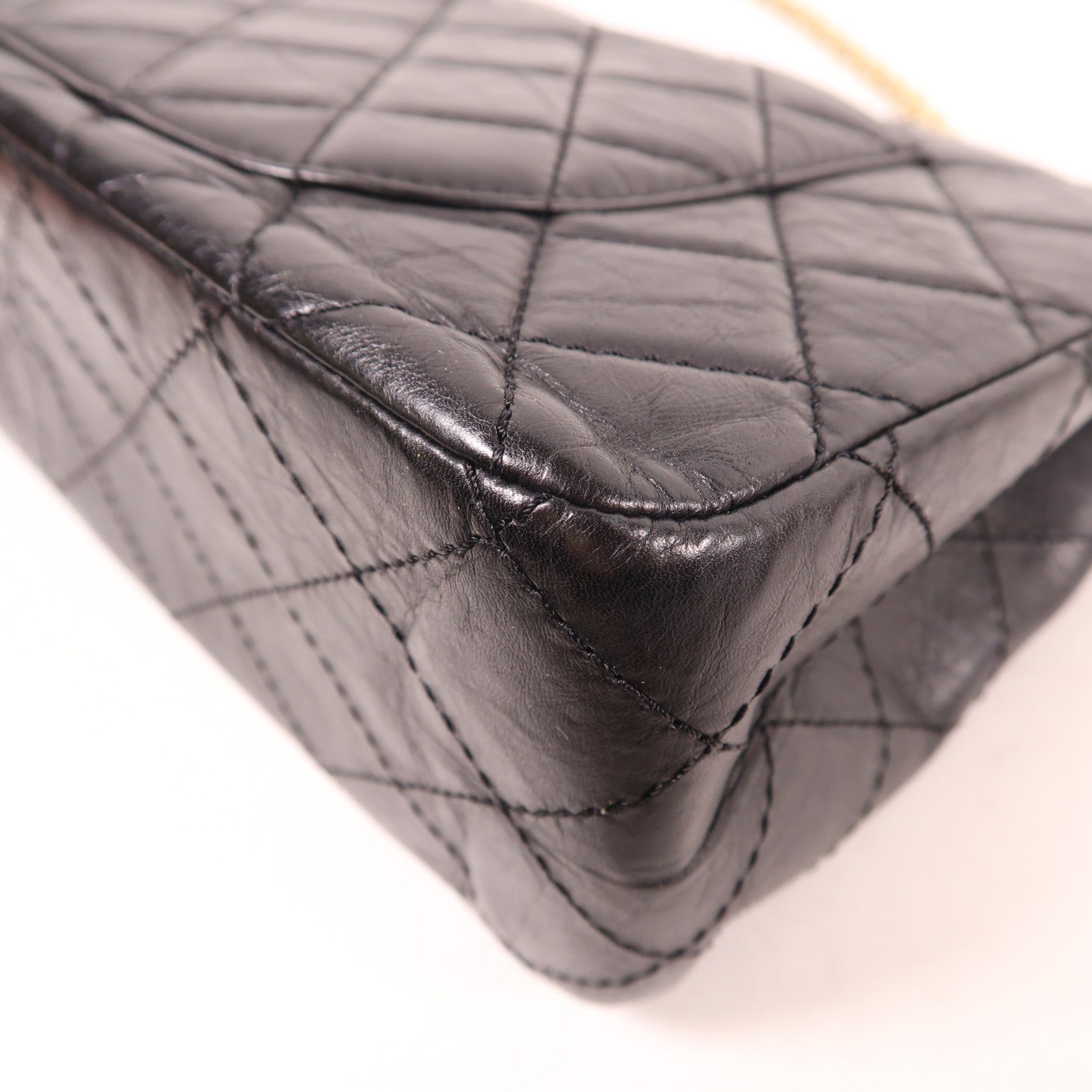 CHANEL 【激減優惠】牛皮皮革2.55鏈帶肩背袋