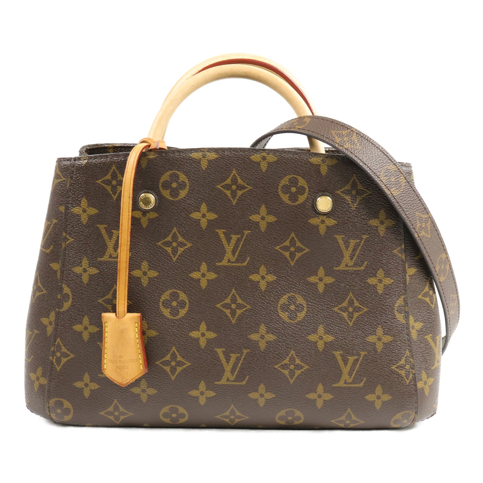 LOUIS VUITTON Monogram Montaigne BB手挽肩背兩用袋