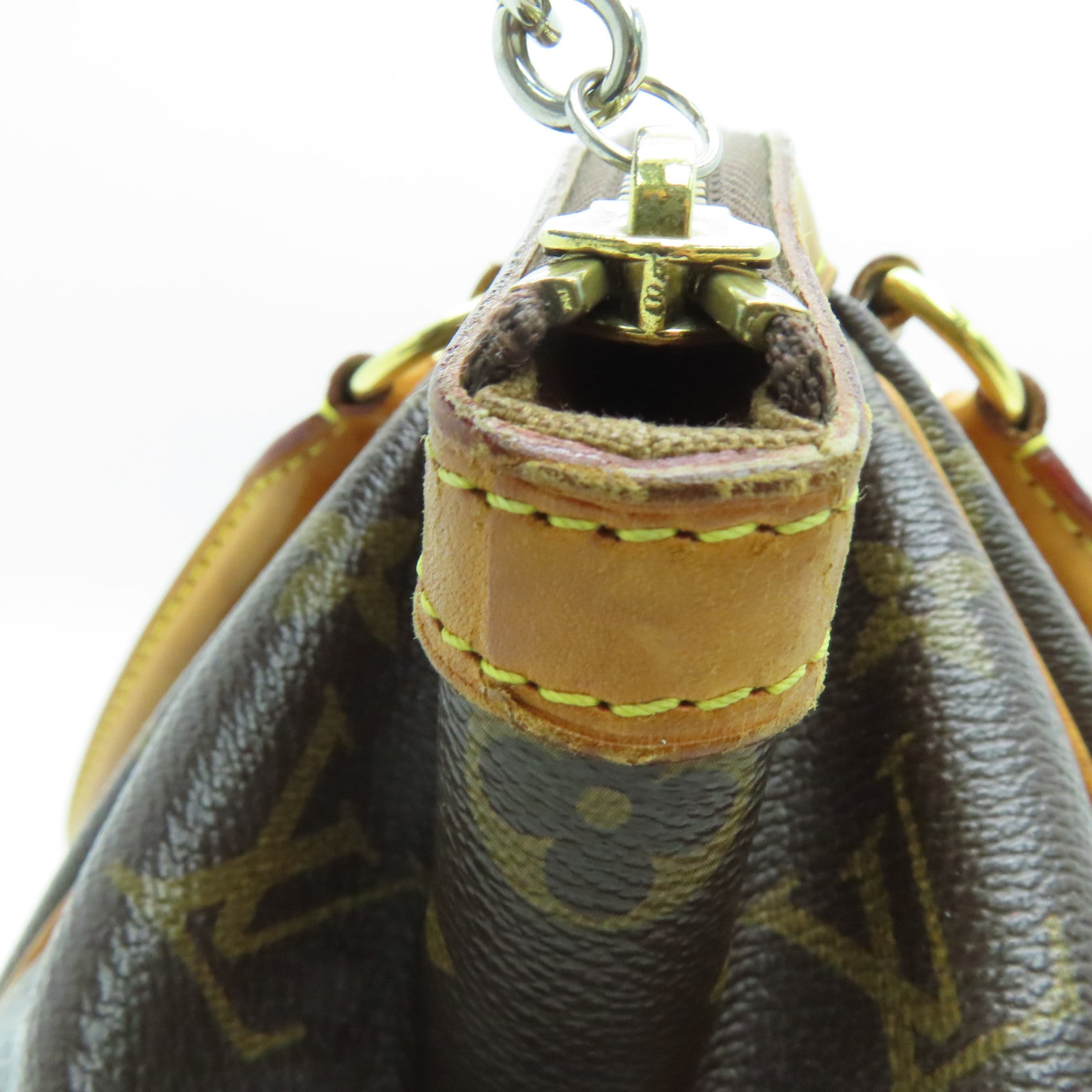 LOUIS VUITTON Monogram Tivoli PM金扣手挽袋/肩背袋啡色