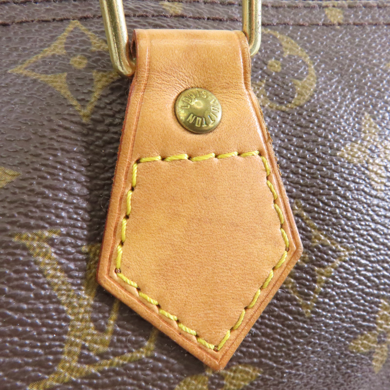 LOUIS VUITTON Monogram Speedy 30金扣手挽袋啡色