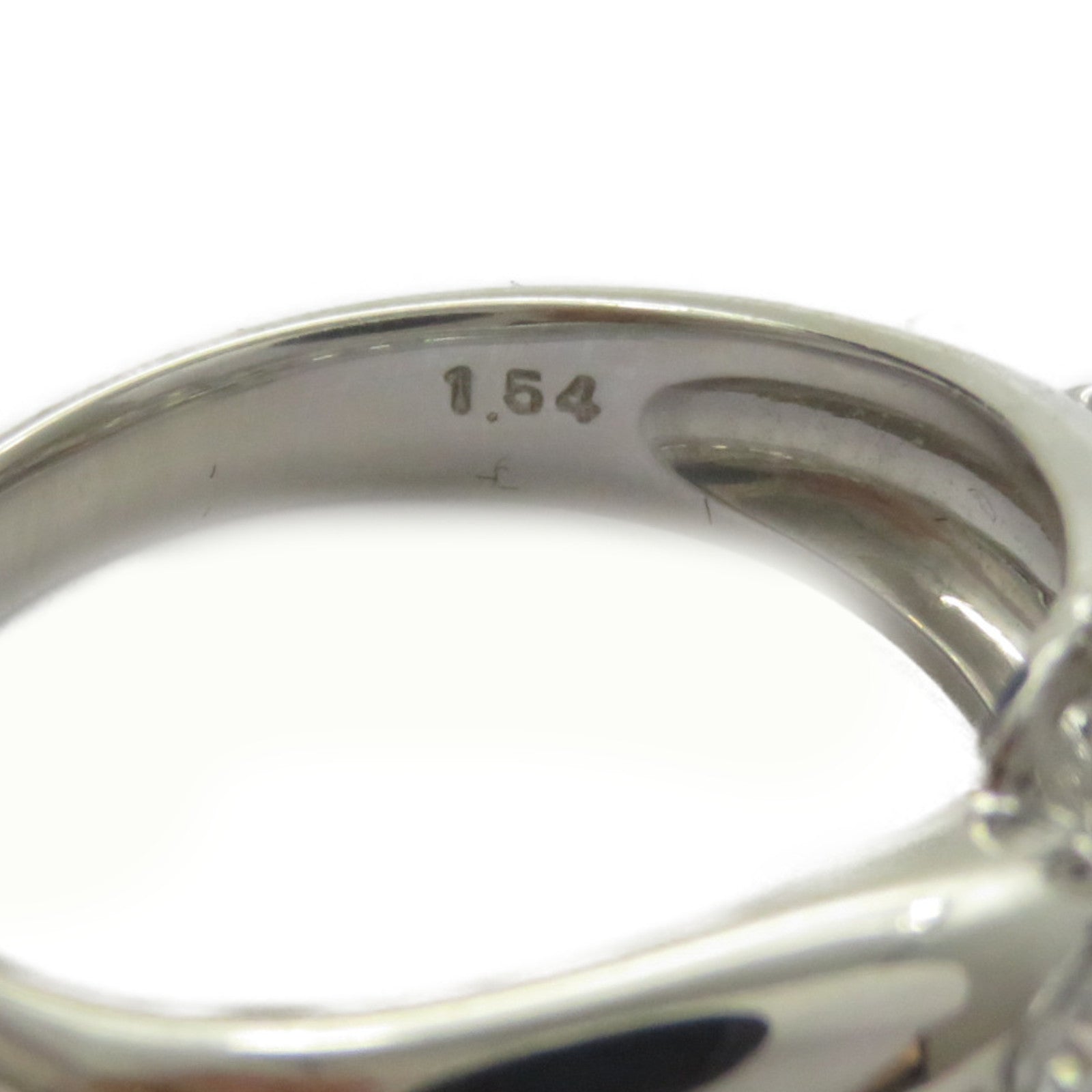 JEWELRY PT900鉑金/1.54ct鑽石Diamond Ring戒指US#6.75