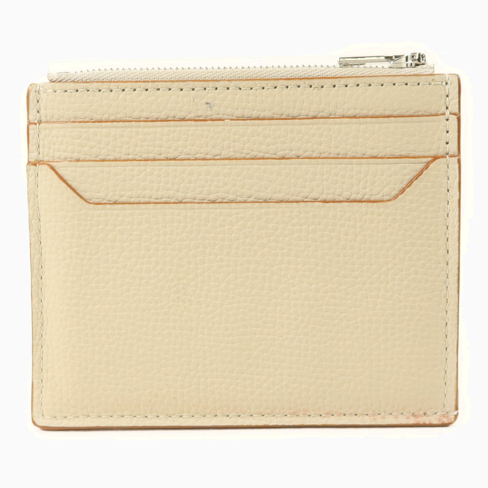 LOEWE 牛皮皮革Anagram Card Holder銀扣卡片套