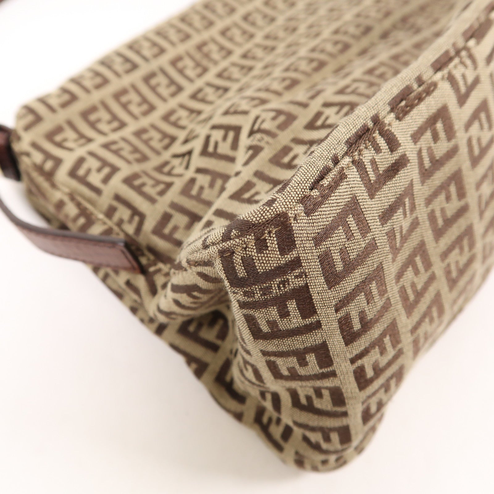 FENDI 帆布Shoulder Bag金扣肩背袋