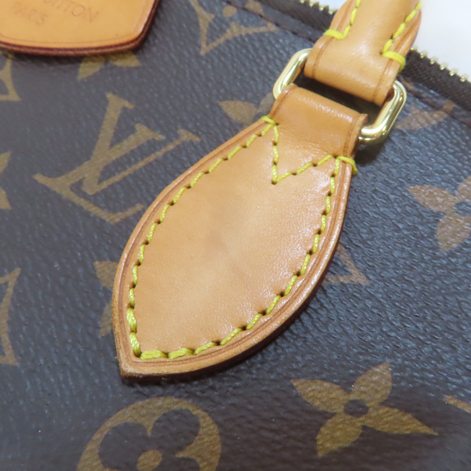 LOUIS VUITTON Monogram Turenne MM金扣手挽肩背兩用袋棕色