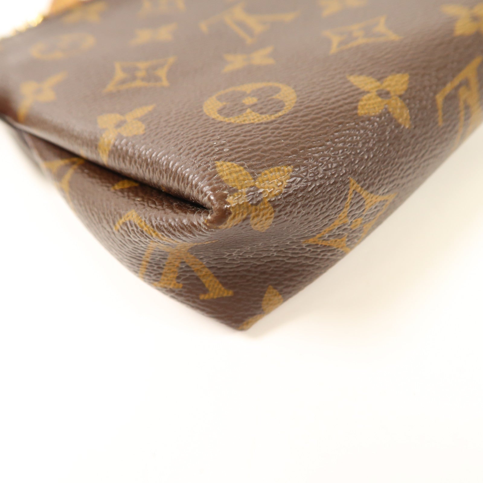 LOUIS VUITTON Monogram Pallas Clutch金扣鏈帶手挽肩背兩用袋