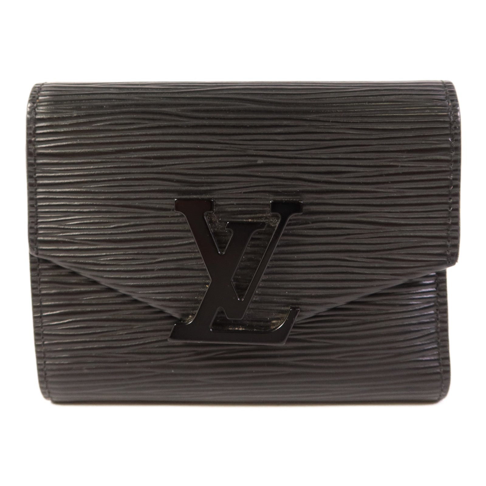 LOUIS VUITTON Epi Grenelle Compact Trifold Wallet銀扣錢包