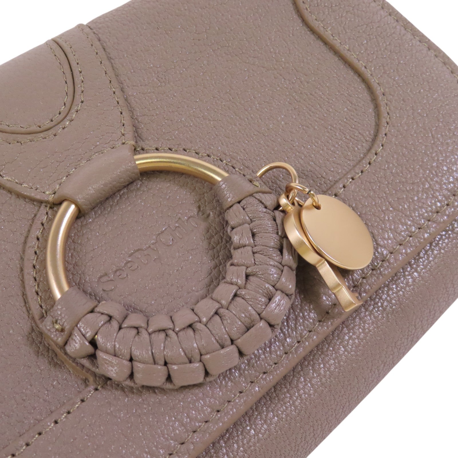 Chloe 牛皮皮革Chain Shoulder Bag金扣鏈帶肩背袋