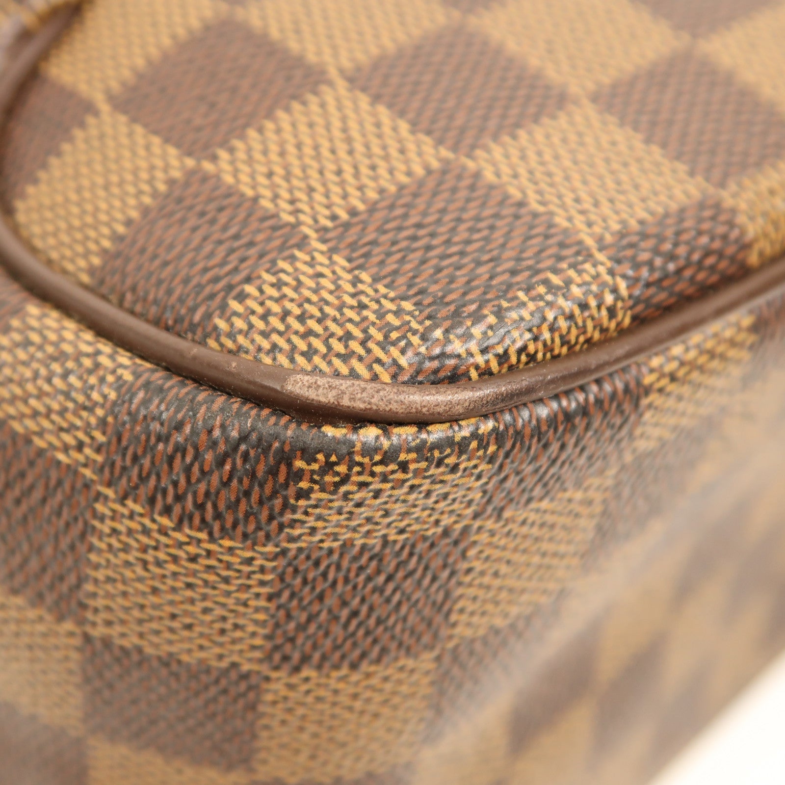 LOUIS VUITTON Damier Olaf MM金扣肩背袋