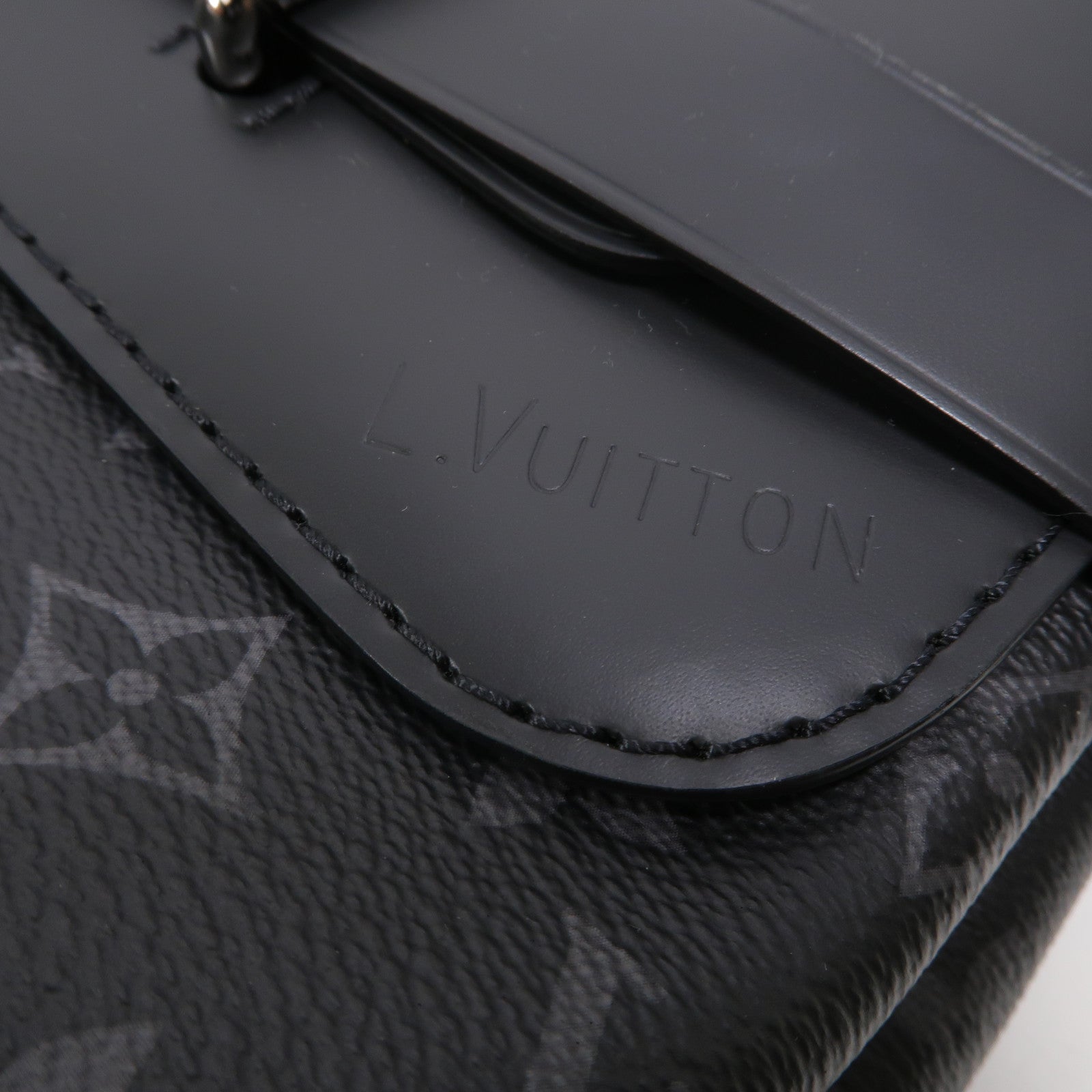 LOUIS VUITTON Monogram Eclipse Steamer背包
