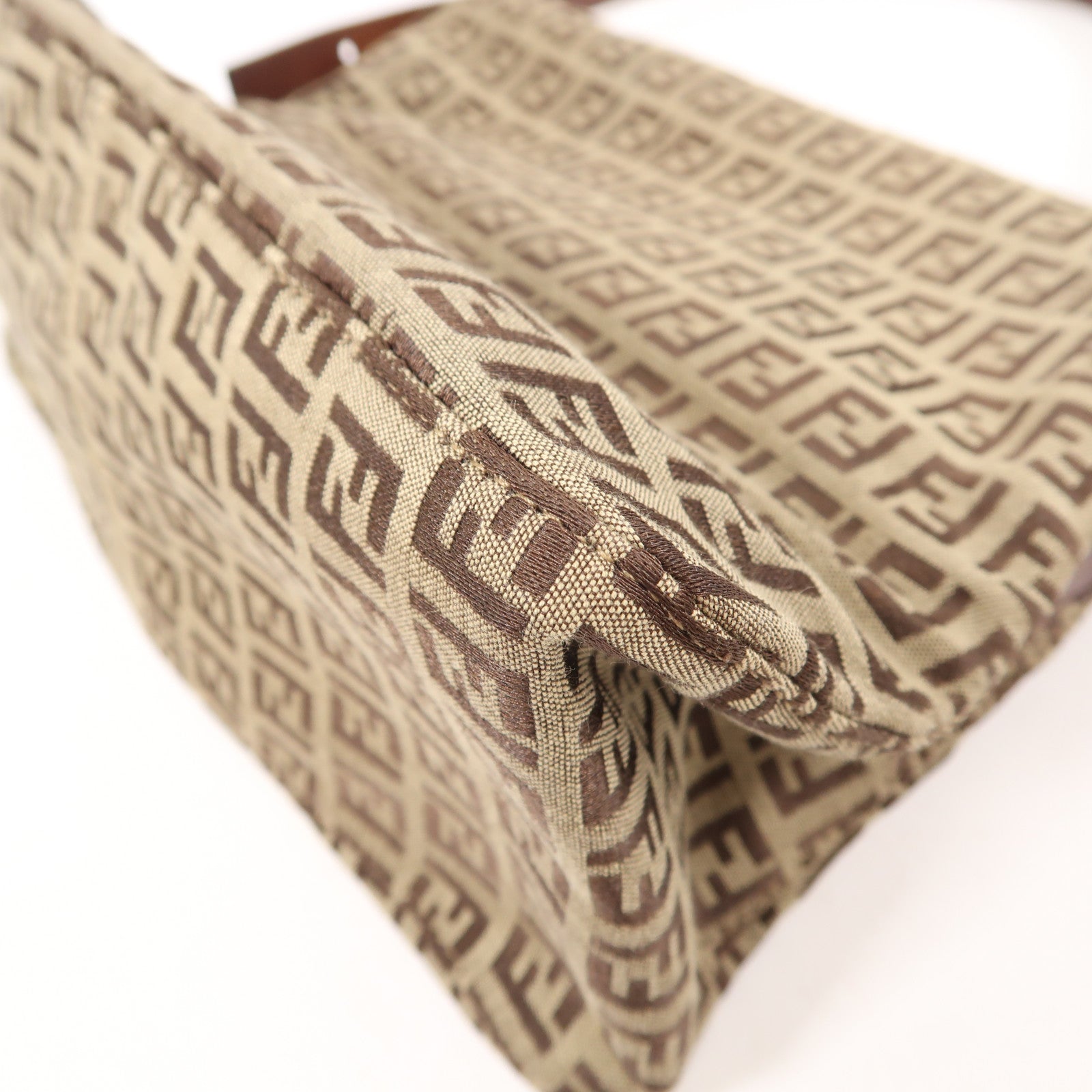 FENDI 帆布Shoulder Bag金扣肩背袋