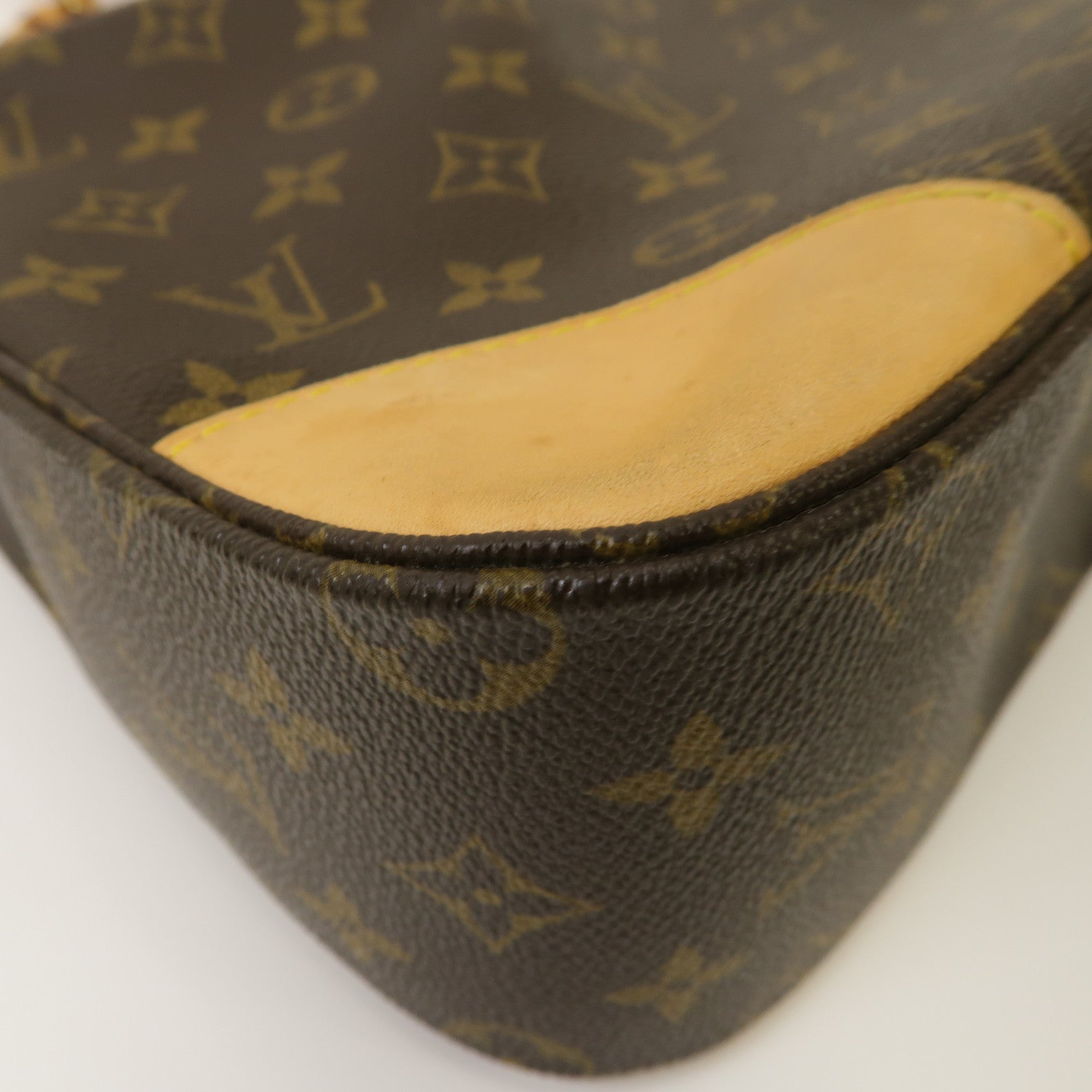 LOUIS VUITTON Monogram Boulogne 30金扣肩背袋啡色