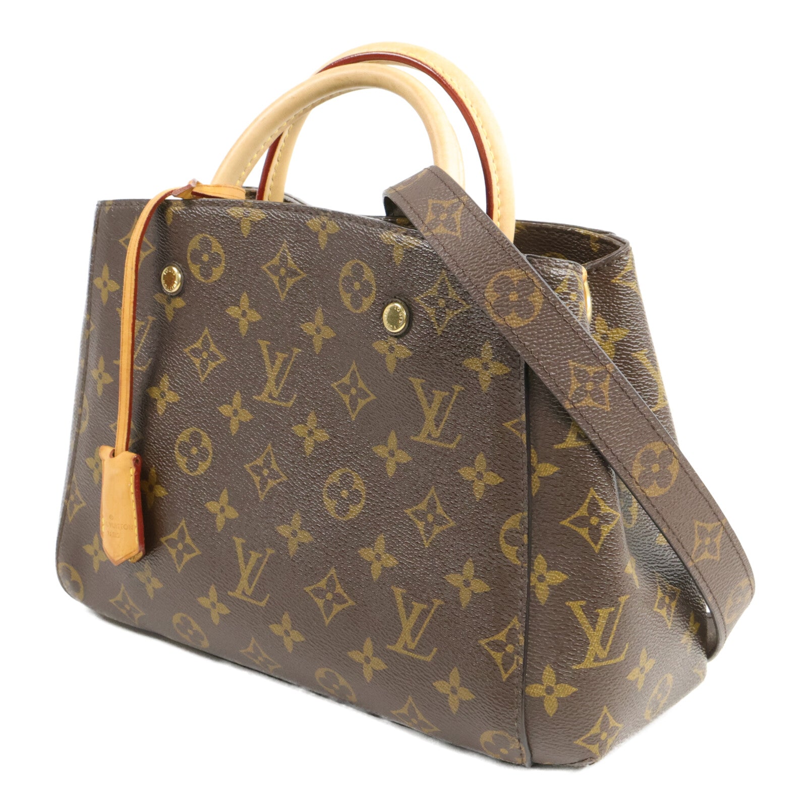LOUIS VUITTON Monogram Montaigne BB手挽肩背兩用袋