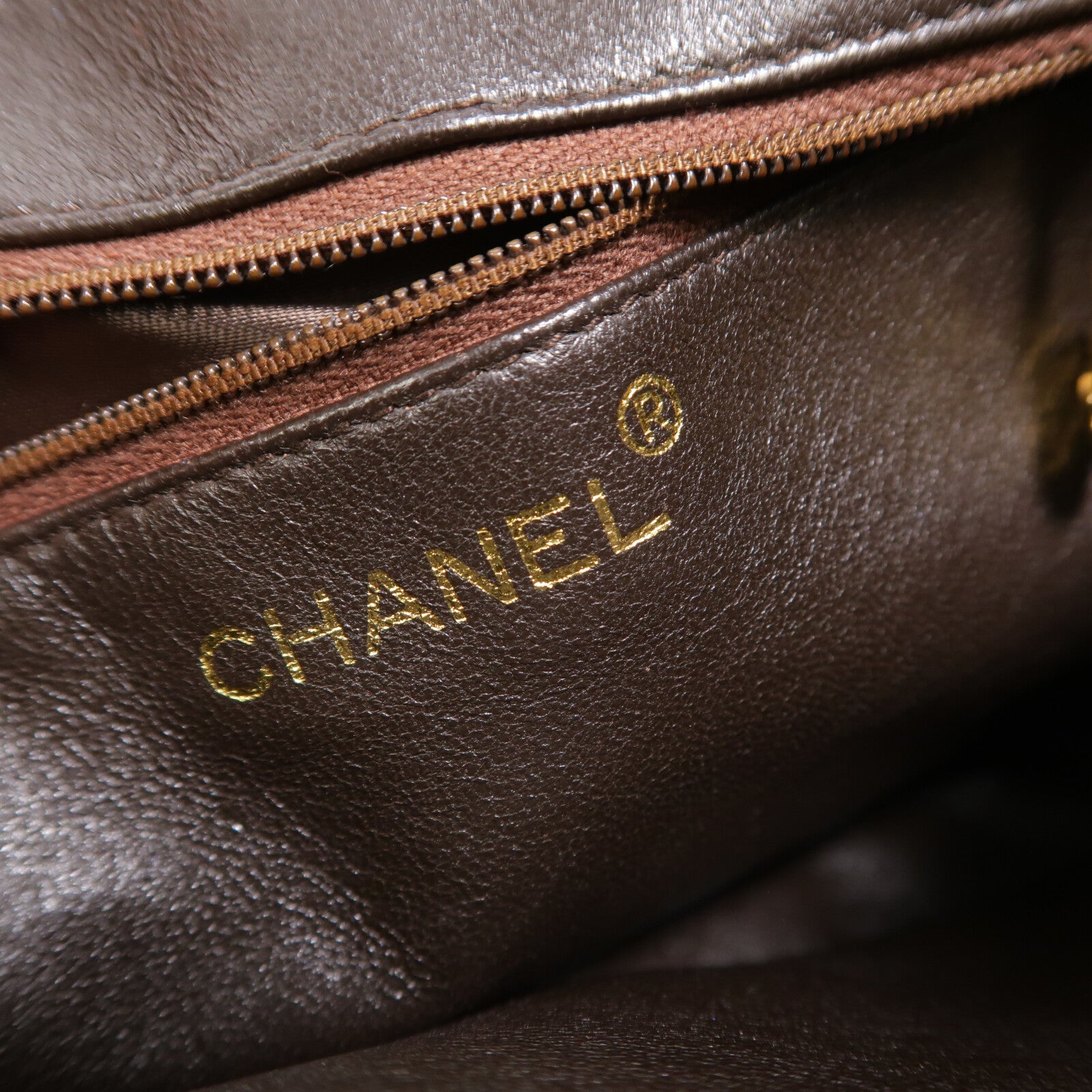CHANEL 羊皮皮革Vintage Chain Shoulder肩背袋