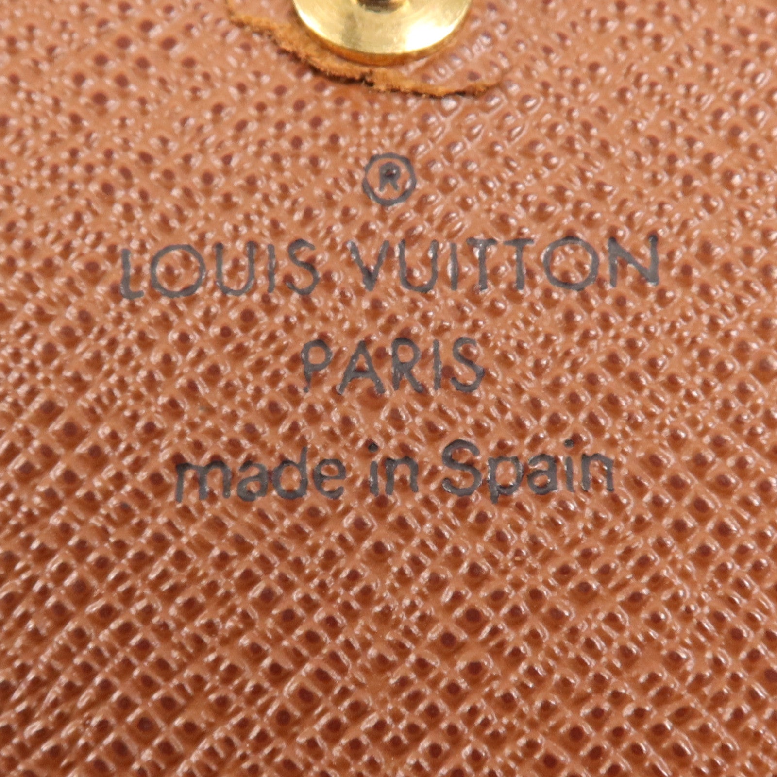 LOUIS VUITTON Monogram Porte Monnaie金扣錢包