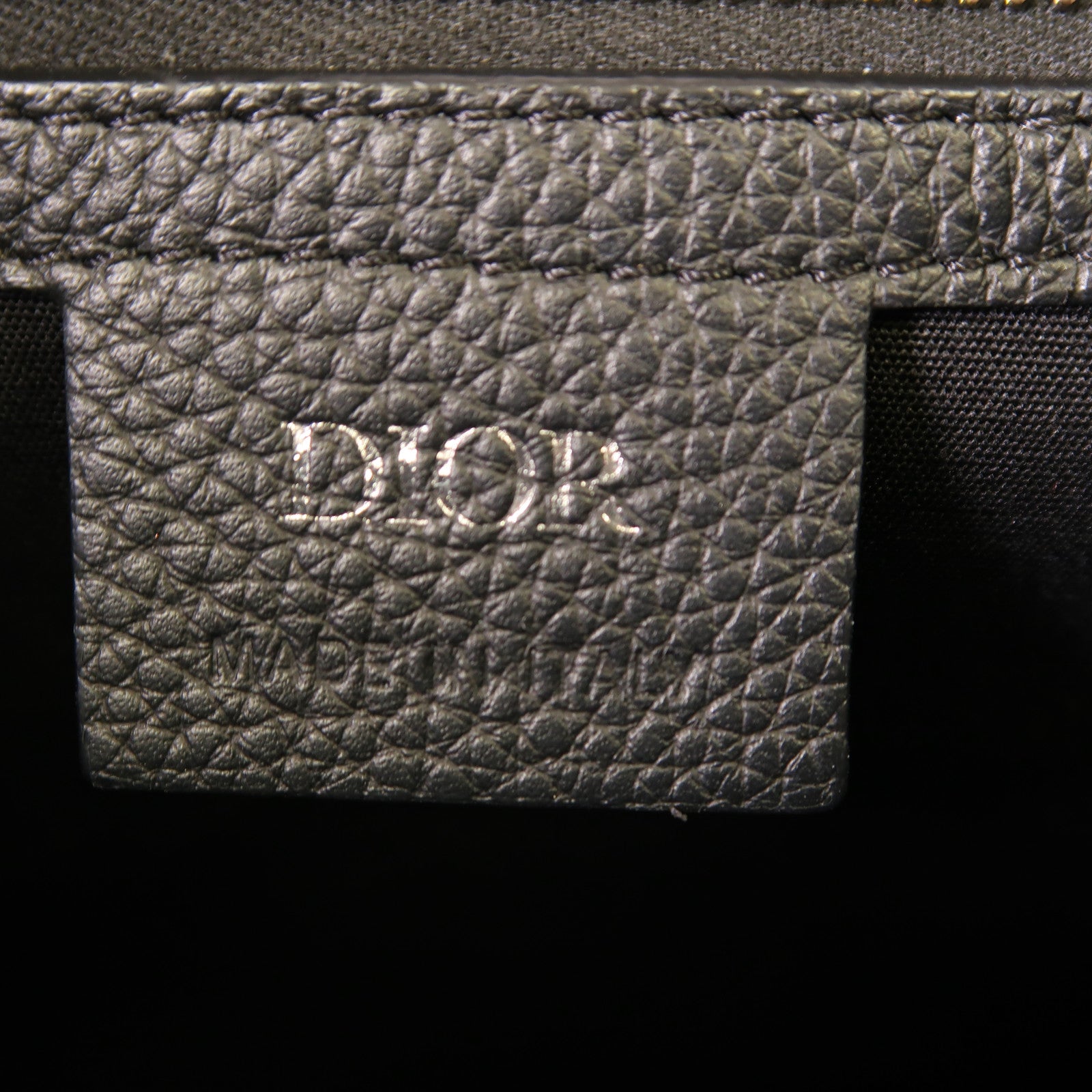 Dior 帆布Saddle 2 Way Bag銀扣手挽肩背兩用袋
