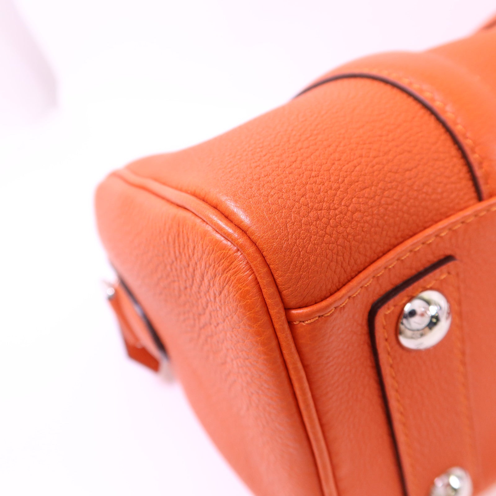 LOUIS VUITTON Cachemire皮革Sofia Coppola BB銀扣手挽肩背兩用袋