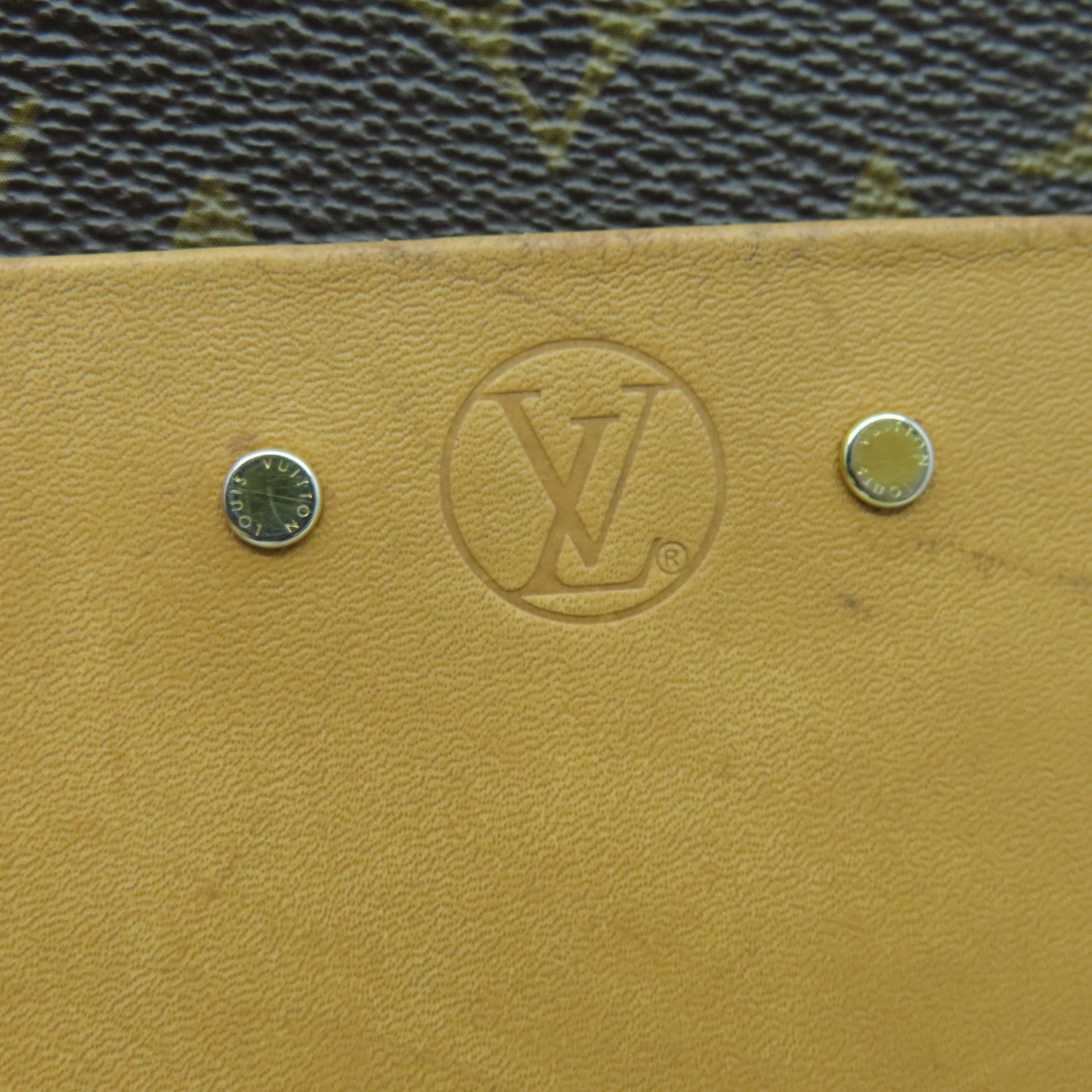 LOUIS VUITTON **【清倉大減價】Monogram Boite Chapeau Souple MM金扣手挽肩背兩用袋啡色