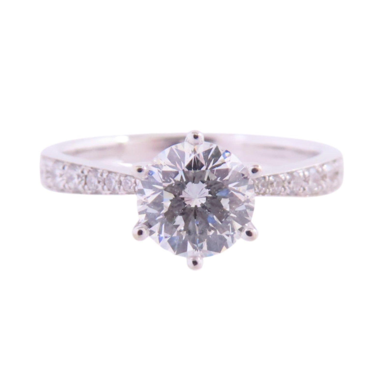 JEWELRY 18K白金/鑽石Diamond Ring戒指US#7.75