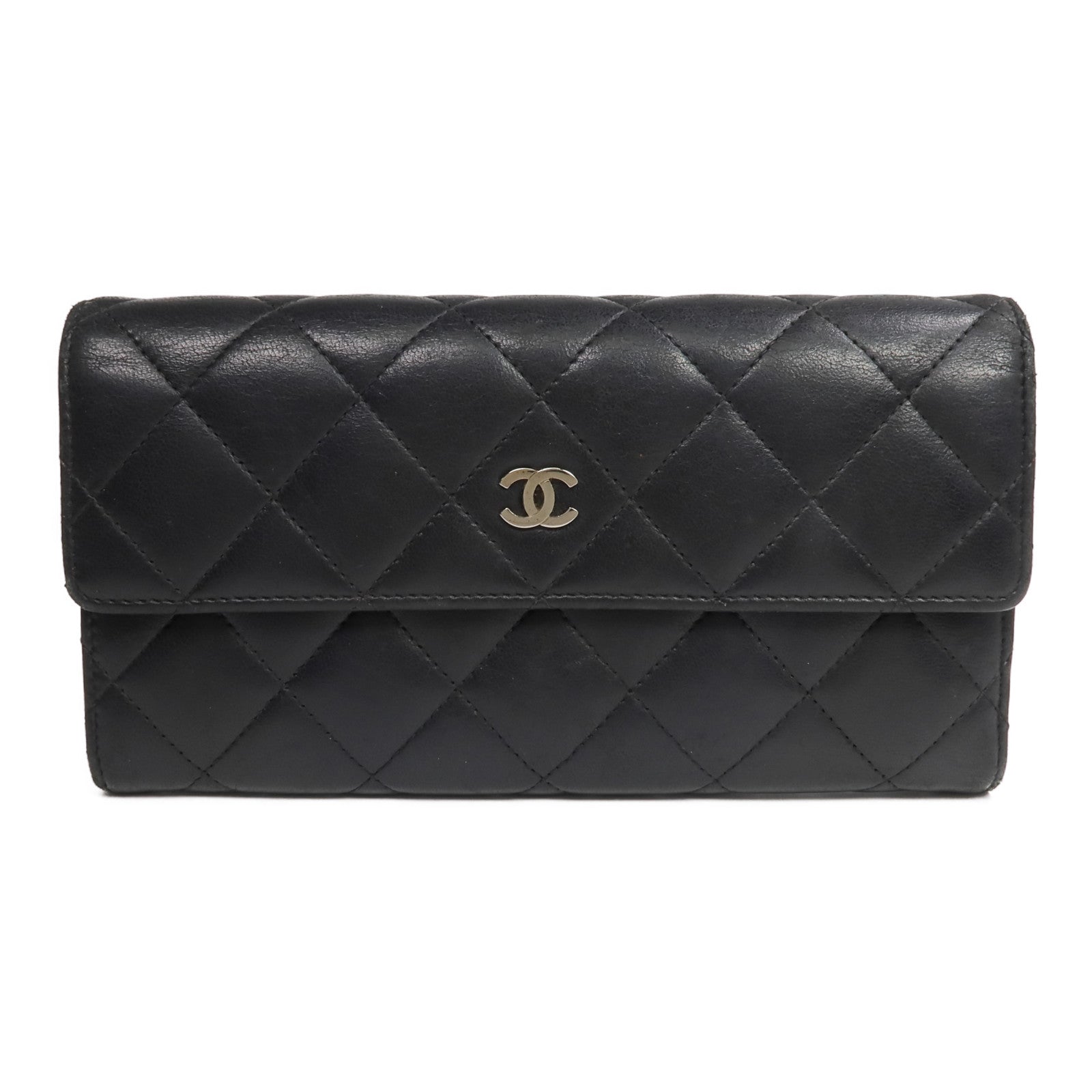 CHANEL 羊皮皮革Classic Long Wallet長錢包