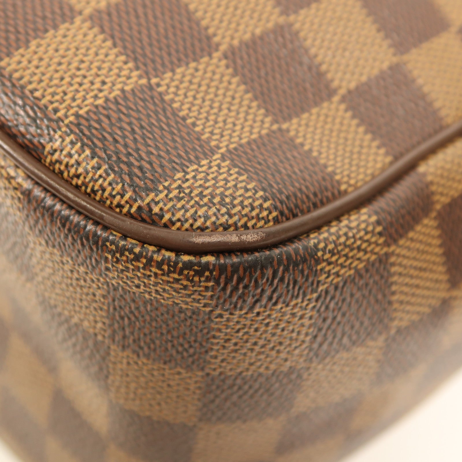 LOUIS VUITTON Damier Olaf MM金扣肩背袋