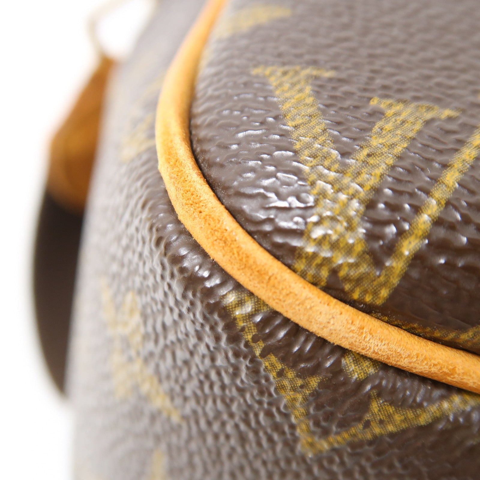 LOUIS VUITTON Monogram Reporter PM金扣肩背袋啡色