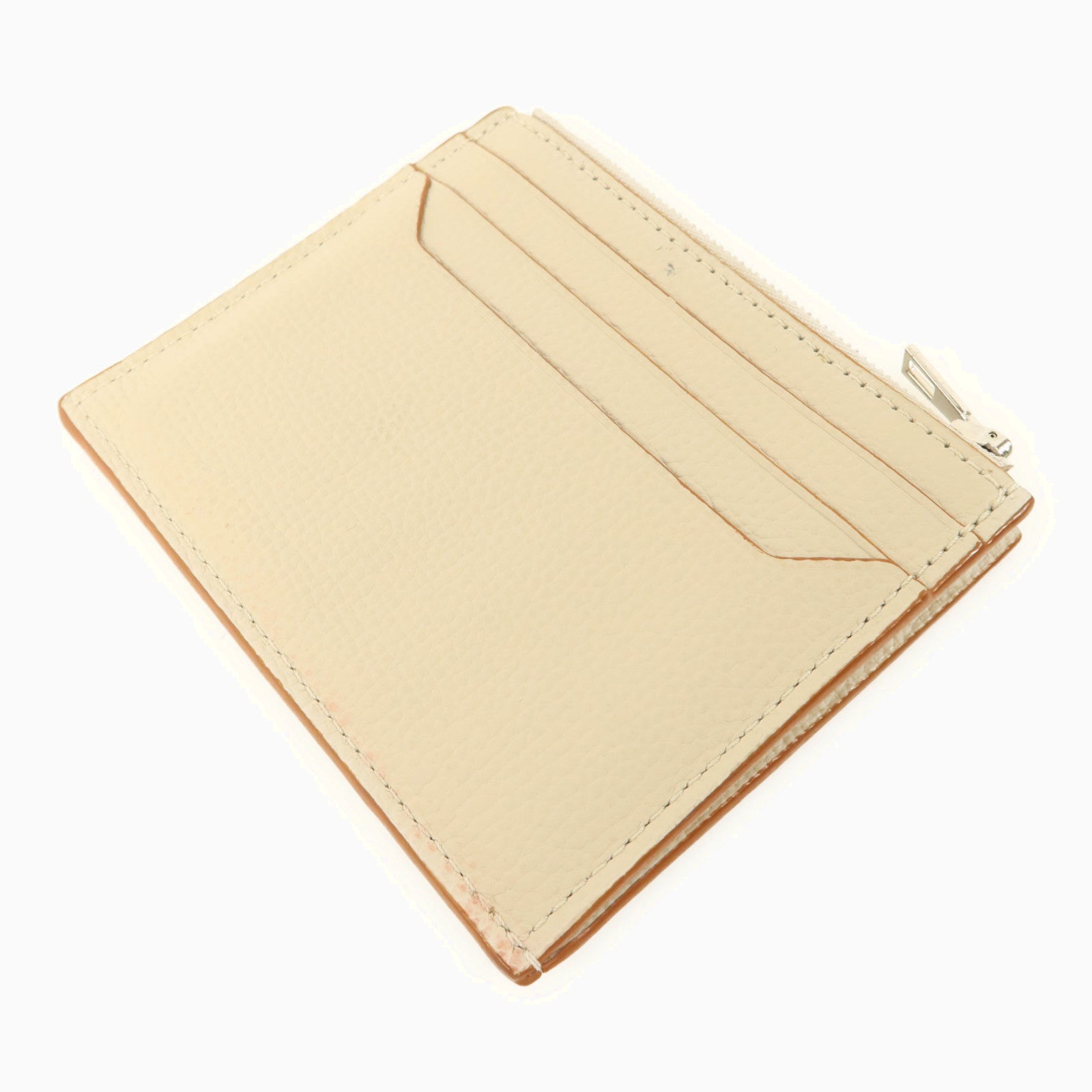 LOEWE 牛皮皮革Anagram Card Holder銀扣卡片套