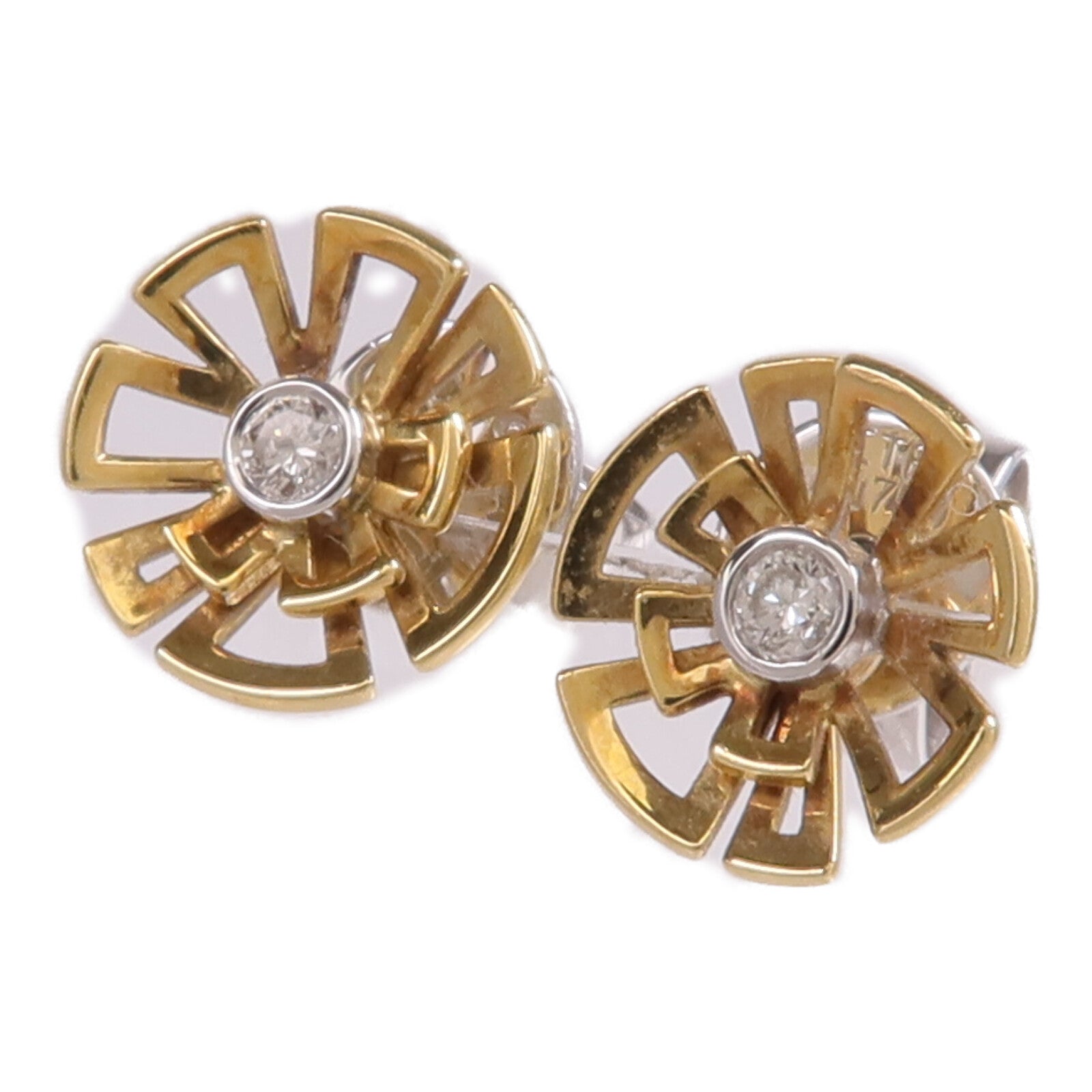 JEWELRY 【激減優惠】18K黃金/白金Diamond Earrings鑽石耳環