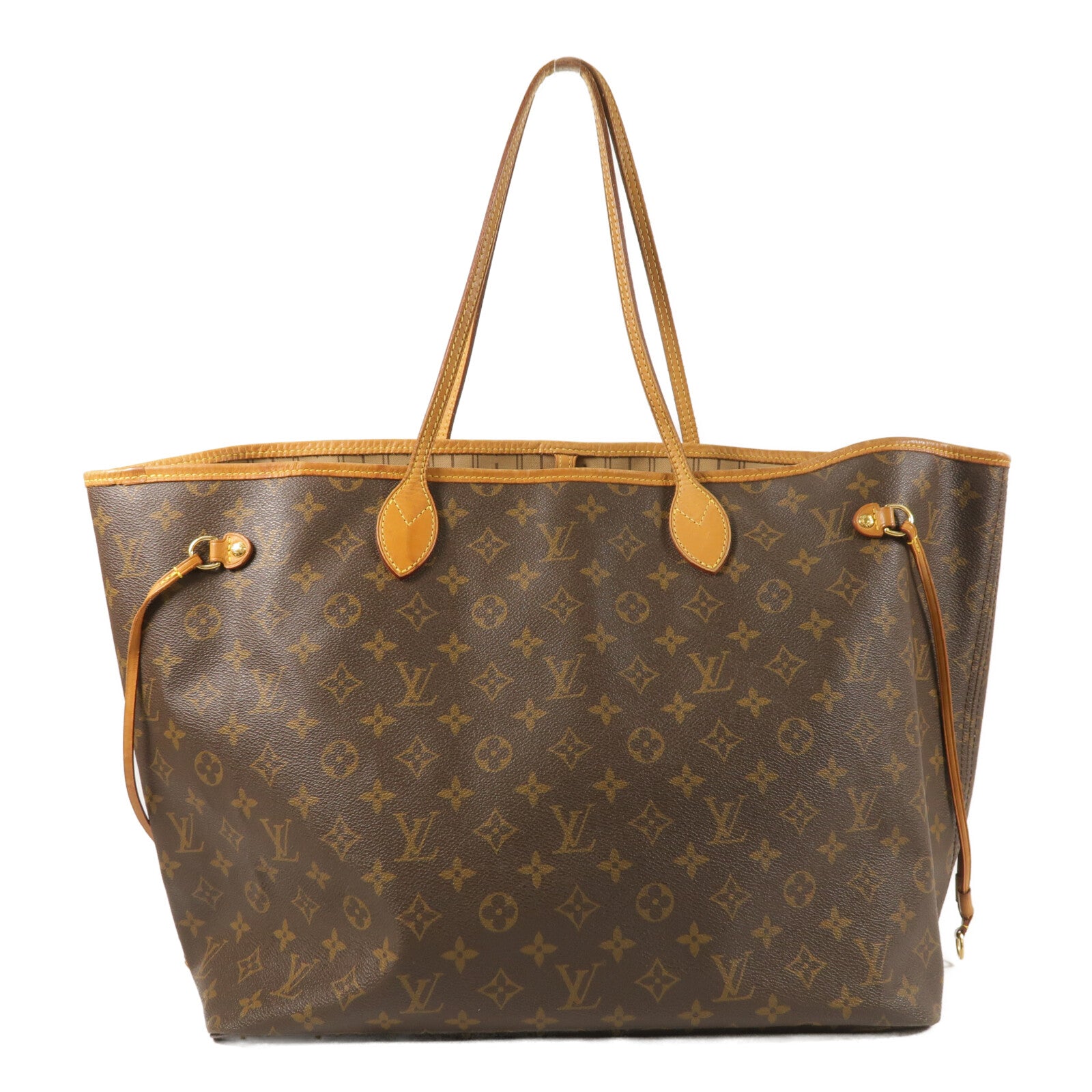 LOUIS VUITTON Monogram Neverfull GM Tote Bag金扣肩背袋