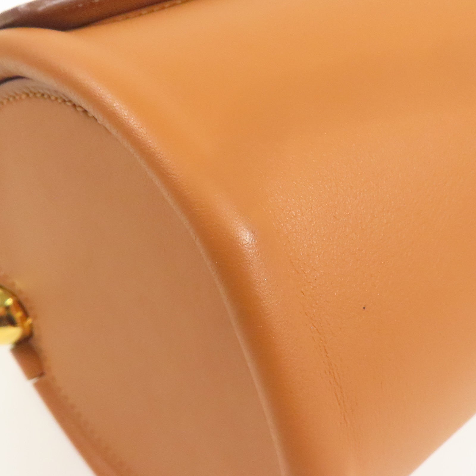 HERMES Swift皮革Maximors金扣肩背袋Gold