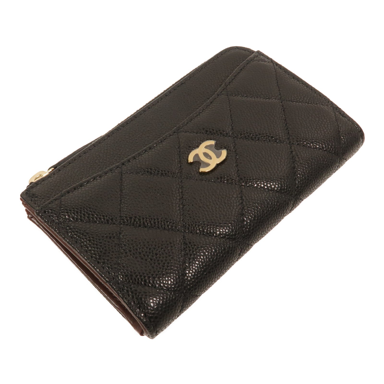 CHANEL 牛皮皮革Zipped Card Case卡片套