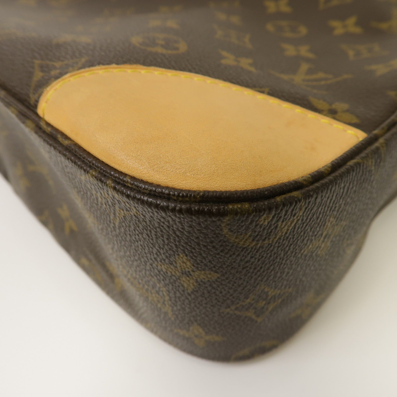 LOUIS VUITTON Monogram Boulogne 30金扣肩背袋啡色